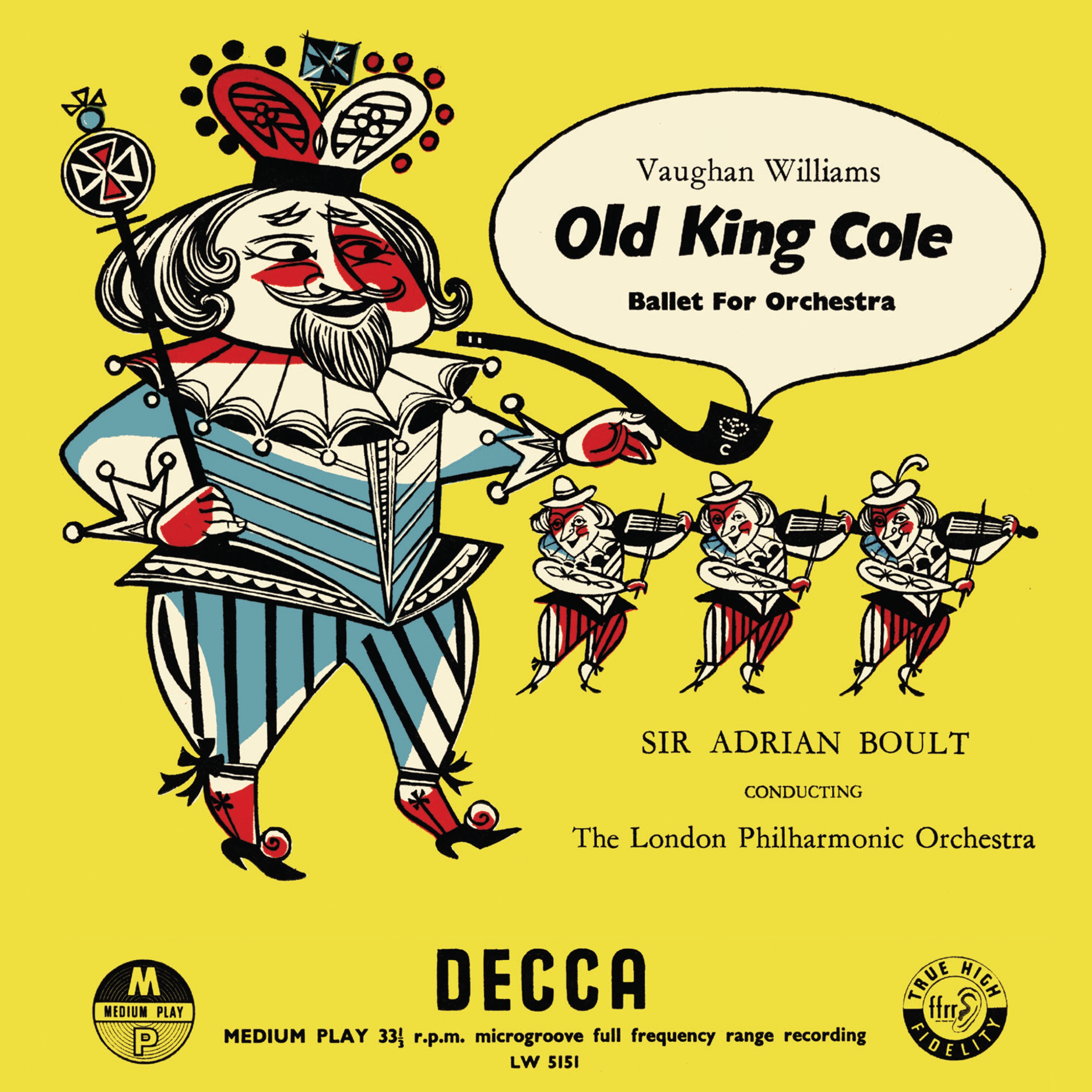 Vaughan Williams: Old King Cole; The Wasps (Adrian Boult – The Decca Legacy I, Vol. 11) album cover