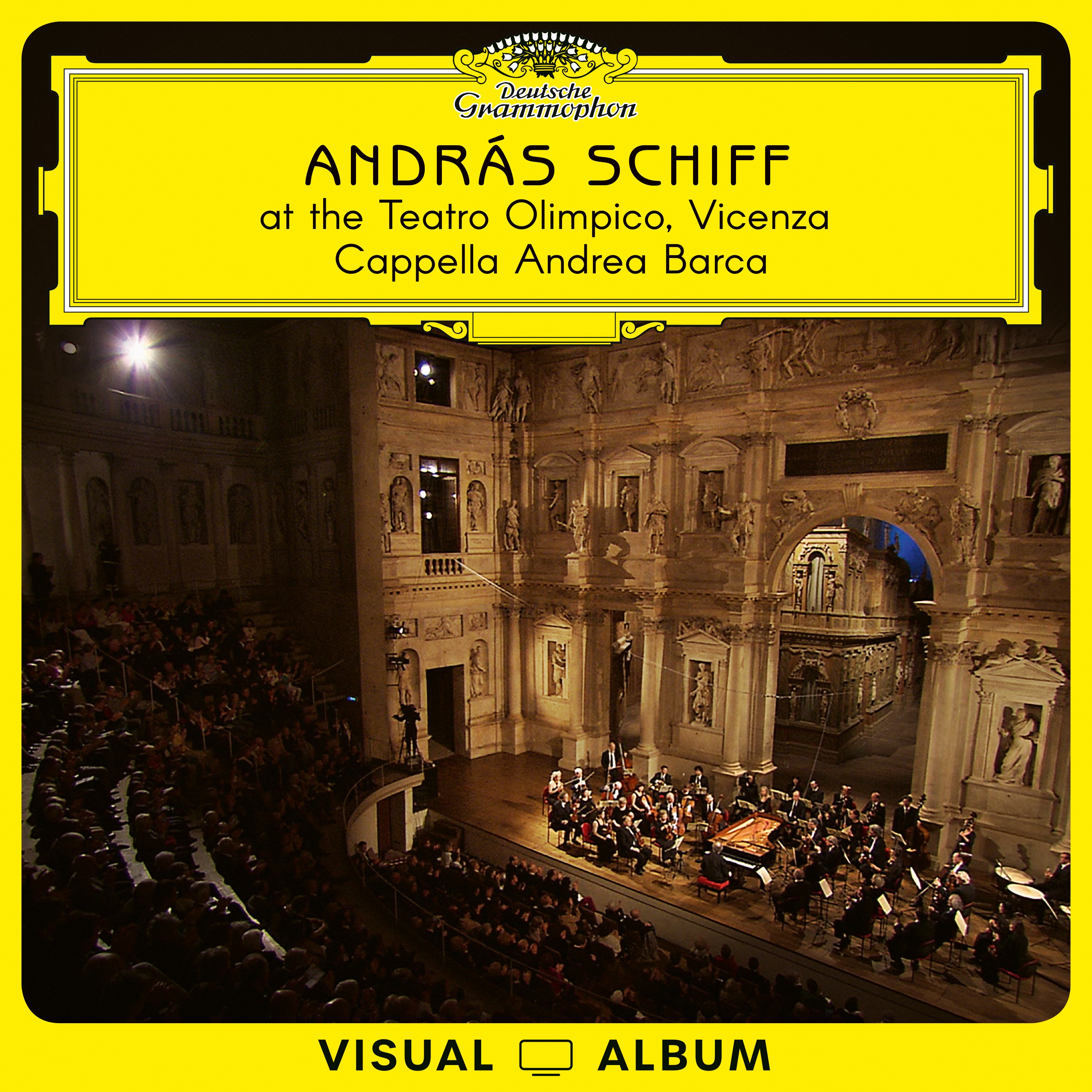 András Schiff at the Teatro Olimpico, Vicenza - Cappella Andrea Barca album cover