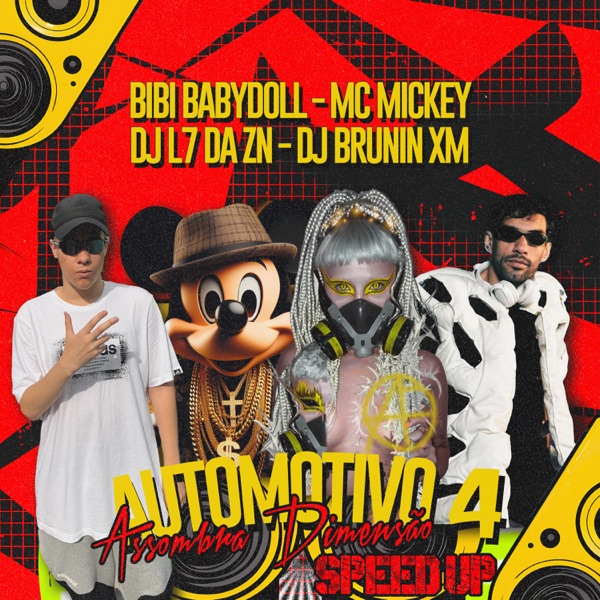 Automotivo Assombra Dimensão 4 (Speed Up) [feat. Dj Brunin XM] - Single album cover