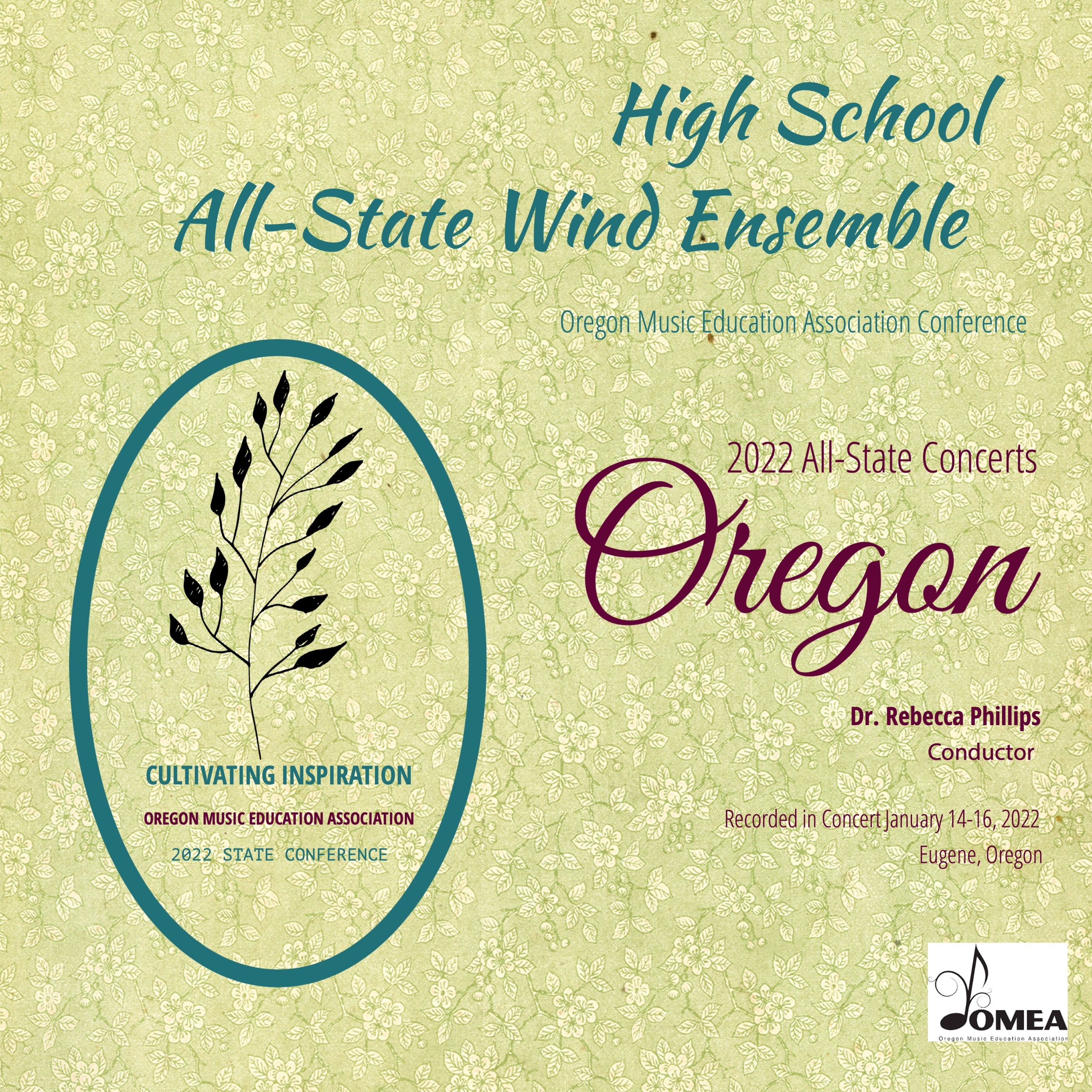Oregon OMEA Conference 2022 All-State High School Wind Ensemble (Live) - EP album cover