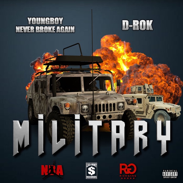 Military (feat. YoungBoy Never Broke Again & Drok) - Single album cover