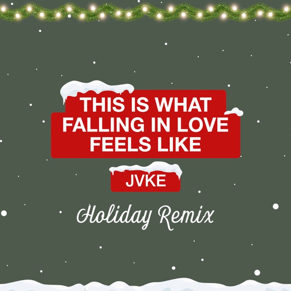 this is what falling in love feels like (Holiday Remix) - Single album cover
