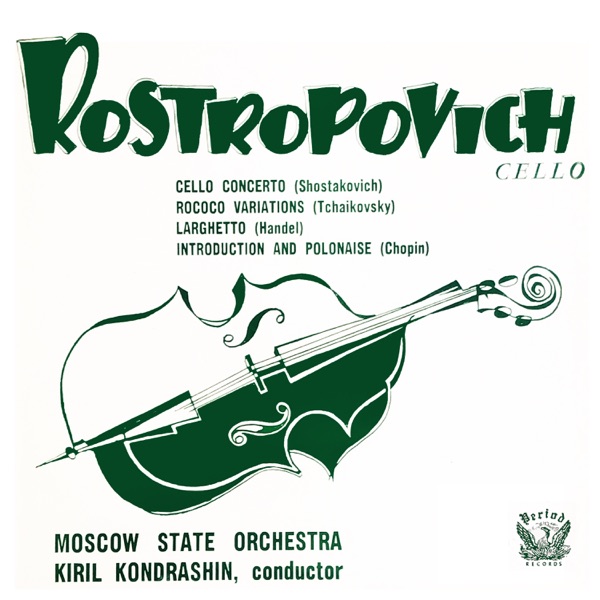 Mstislav Rostropovich Cellist album cover