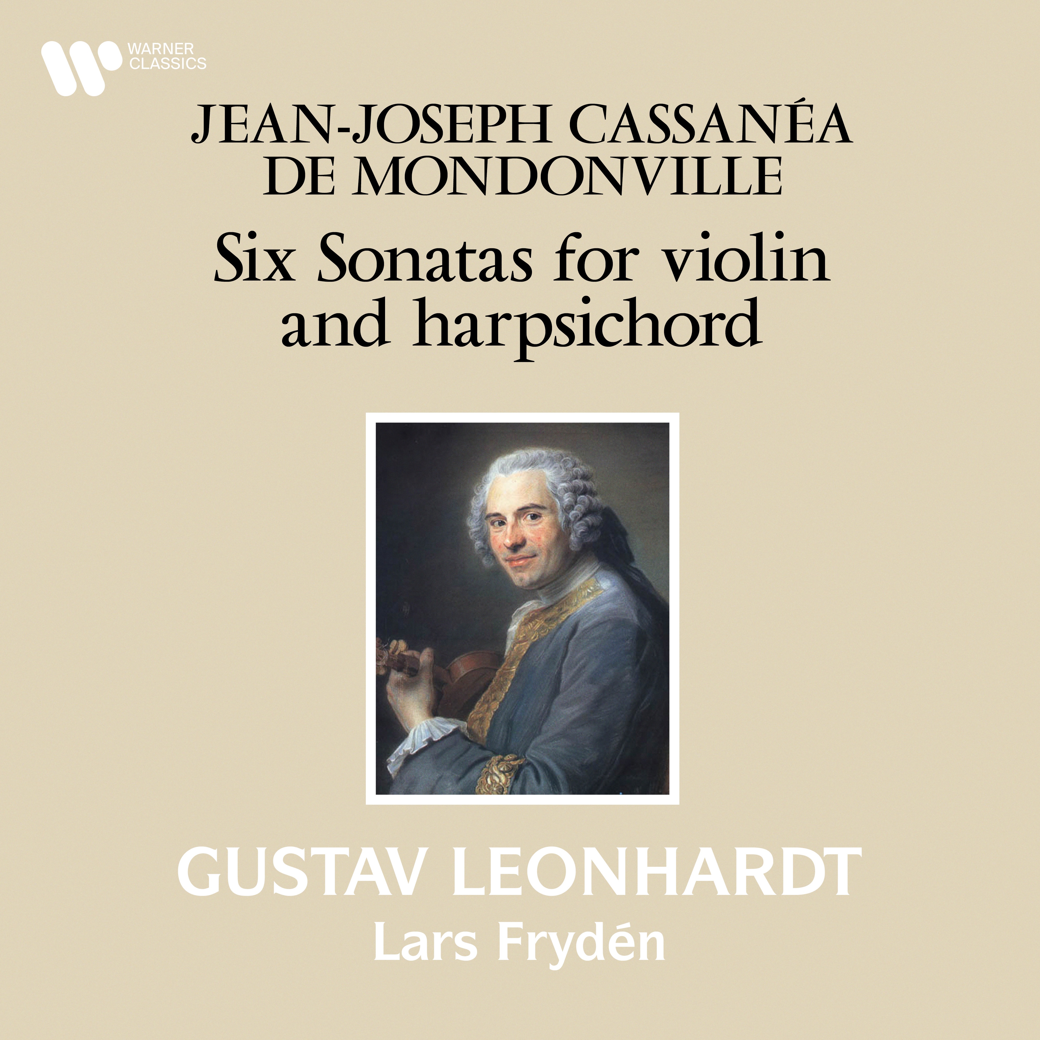 Mondonville: Six Sonatas for Violin and Harpsichord, Op. 3 album cover
