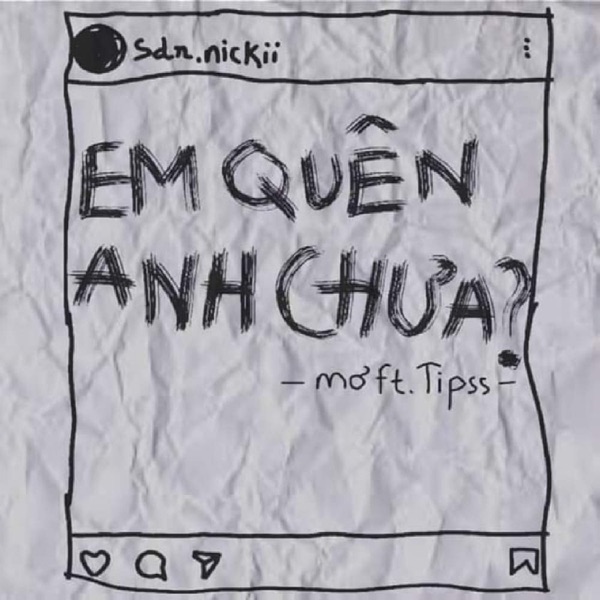 Em Quên Anh Chưa ? (feat. Tipss) - Single album cover