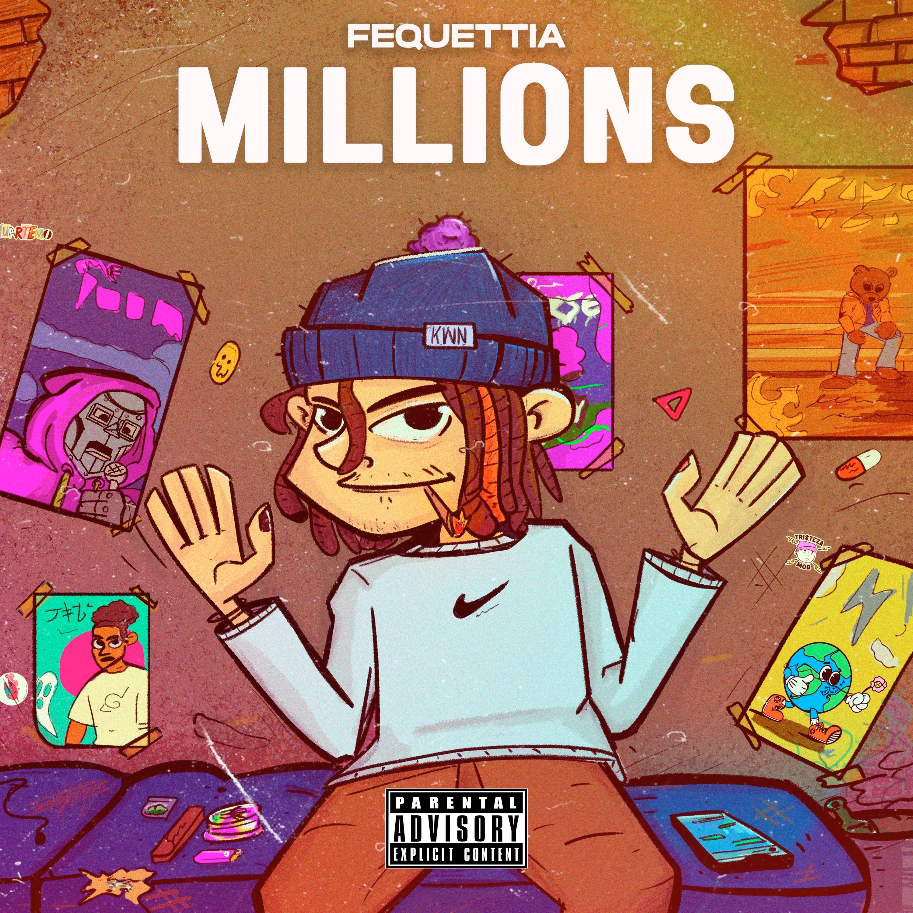 Millions (feat. Aurelio) - Single album cover
