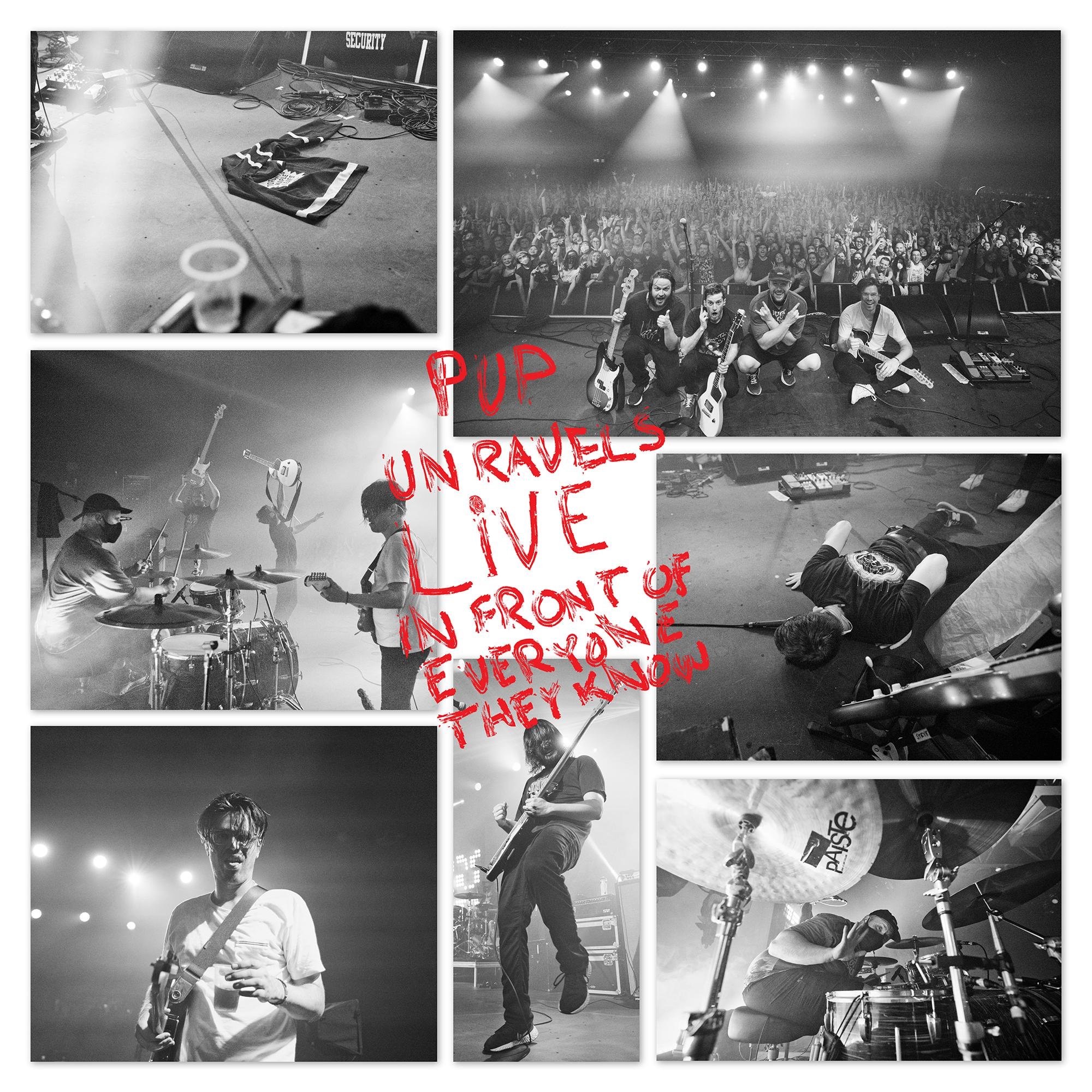 PUP Unravels Live In Front of Everyone They Know - EP album cover