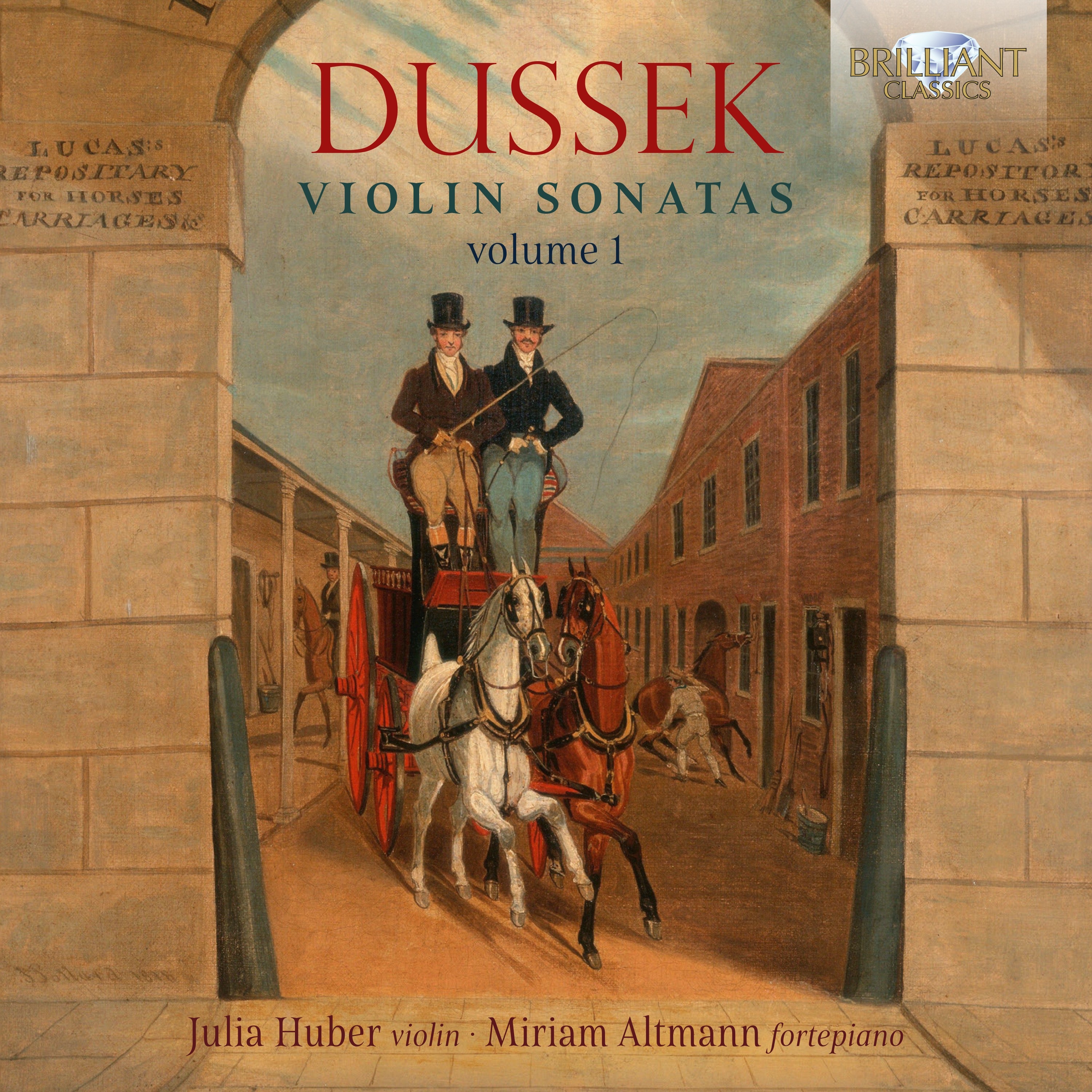 Dussek: Violin Sonatas, Vol. 1 album cover
