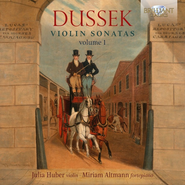 Dussek: Violin Sonatas, Vol. 1 album cover