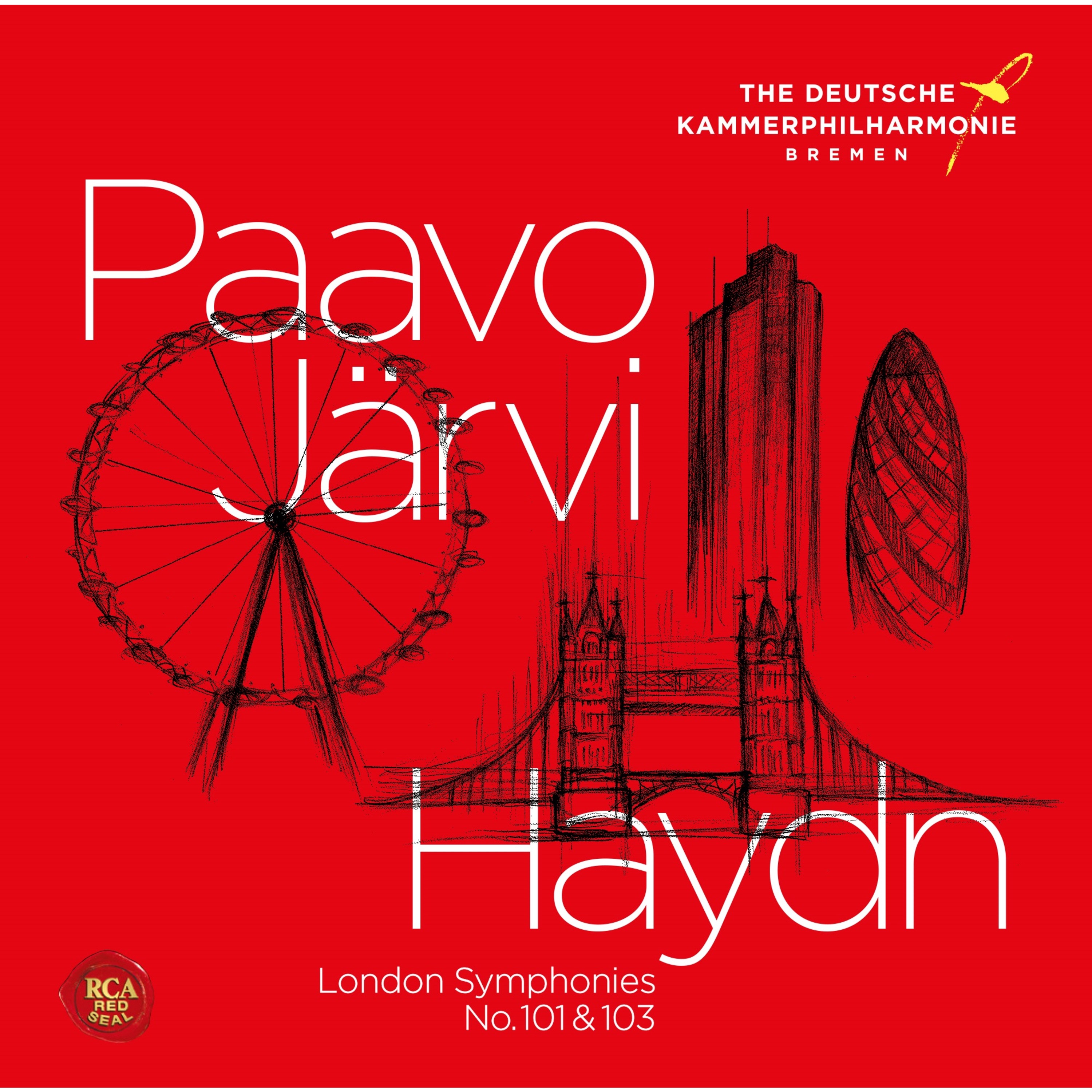 Haydn: London Symphonies Vol.1 Symphonies No. 101 "The Clock" & No. 103 "Drum Roll" album cover