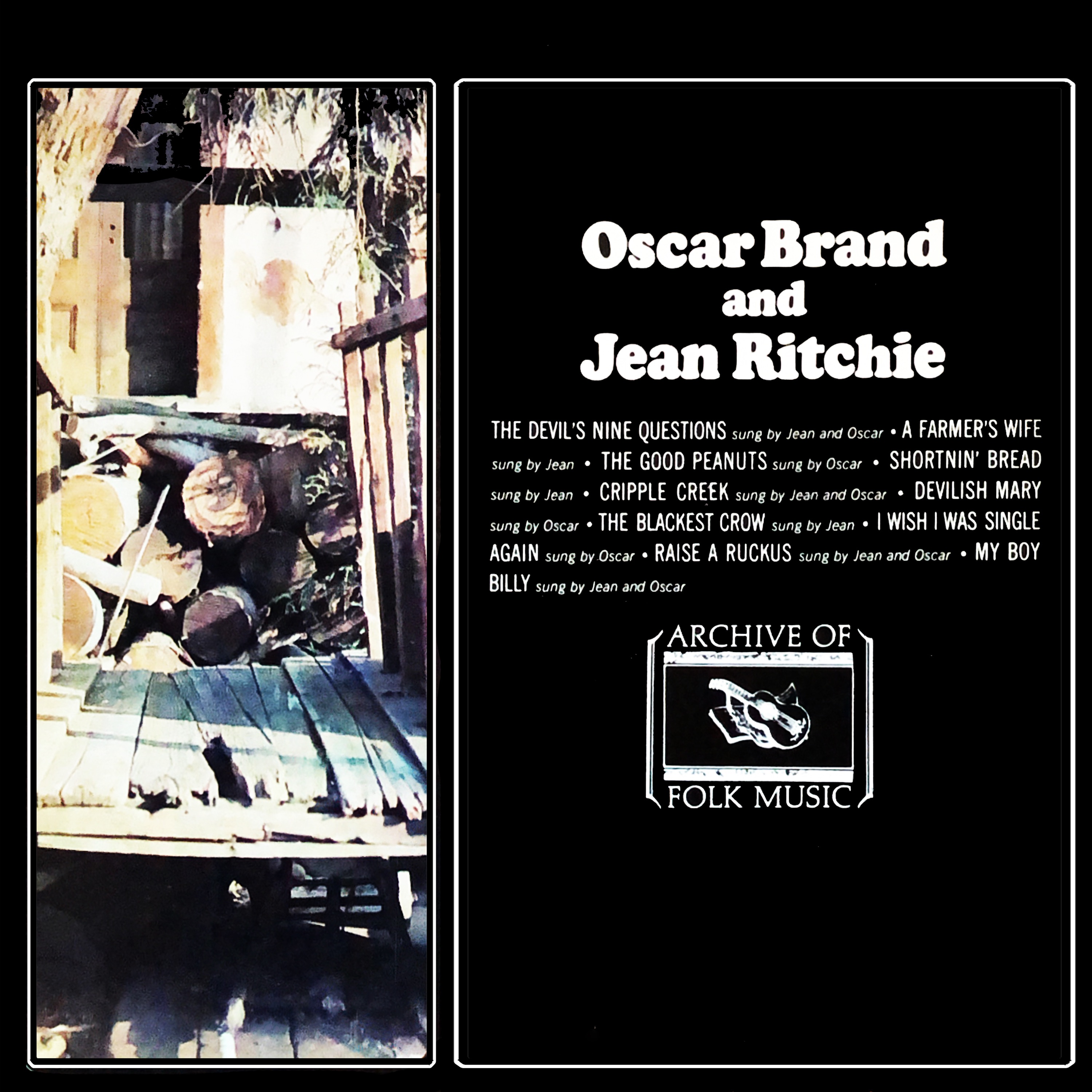 Oscar Brand and Jean Ritchie album cover