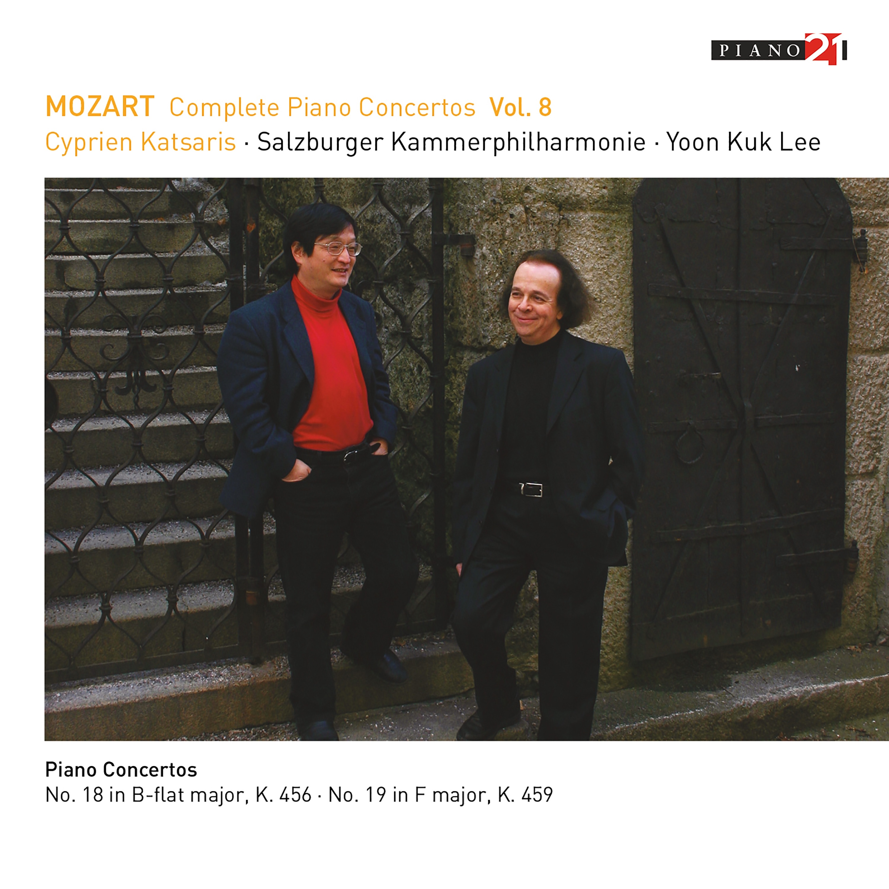 Mozart: Complete Piano Concertos, Vol. 8 (Live - K. 456 & 459) album cover