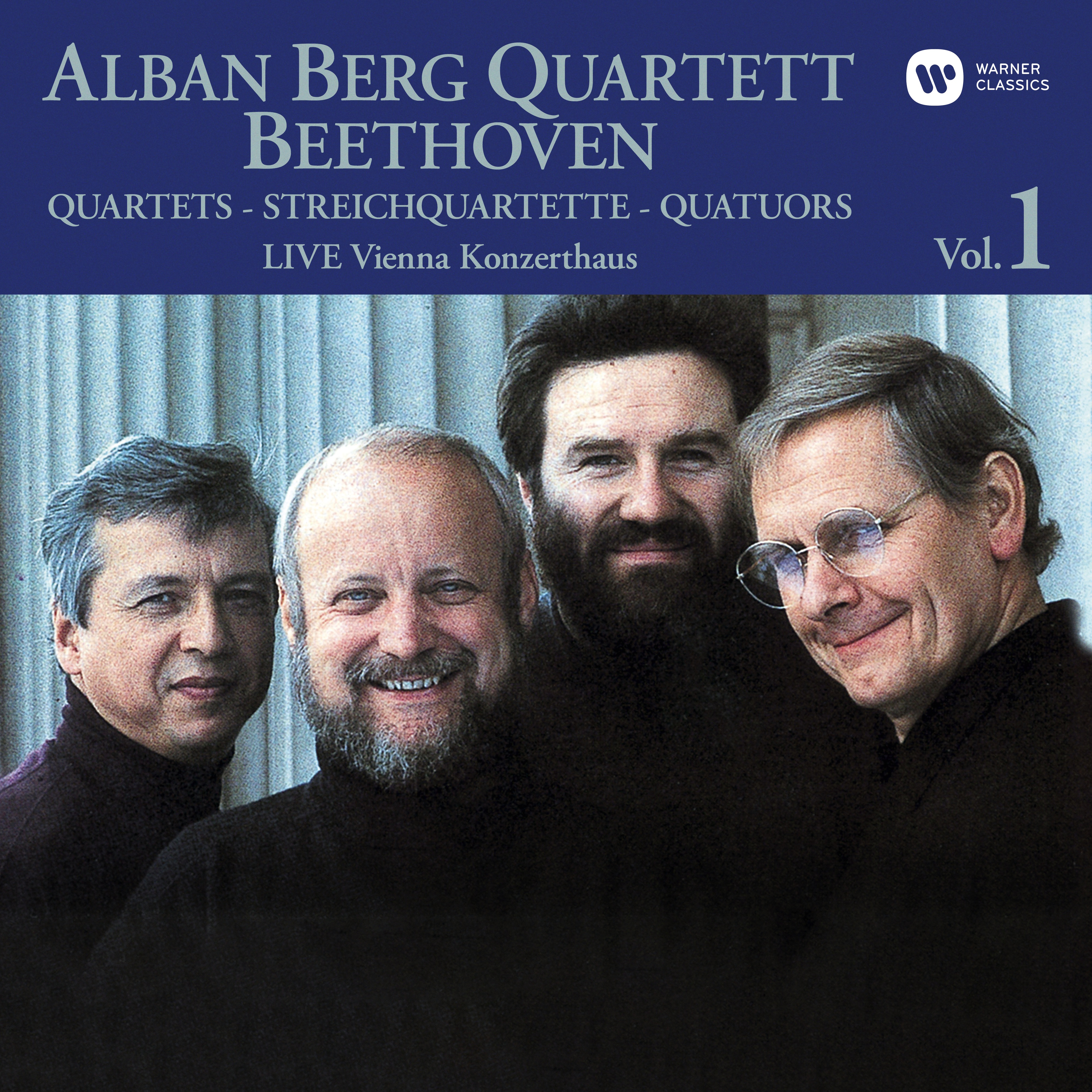 Beethoven: Complete String Quartets, Vol. 1 (Live at Vienna Konzerthaus, 1989) album cover