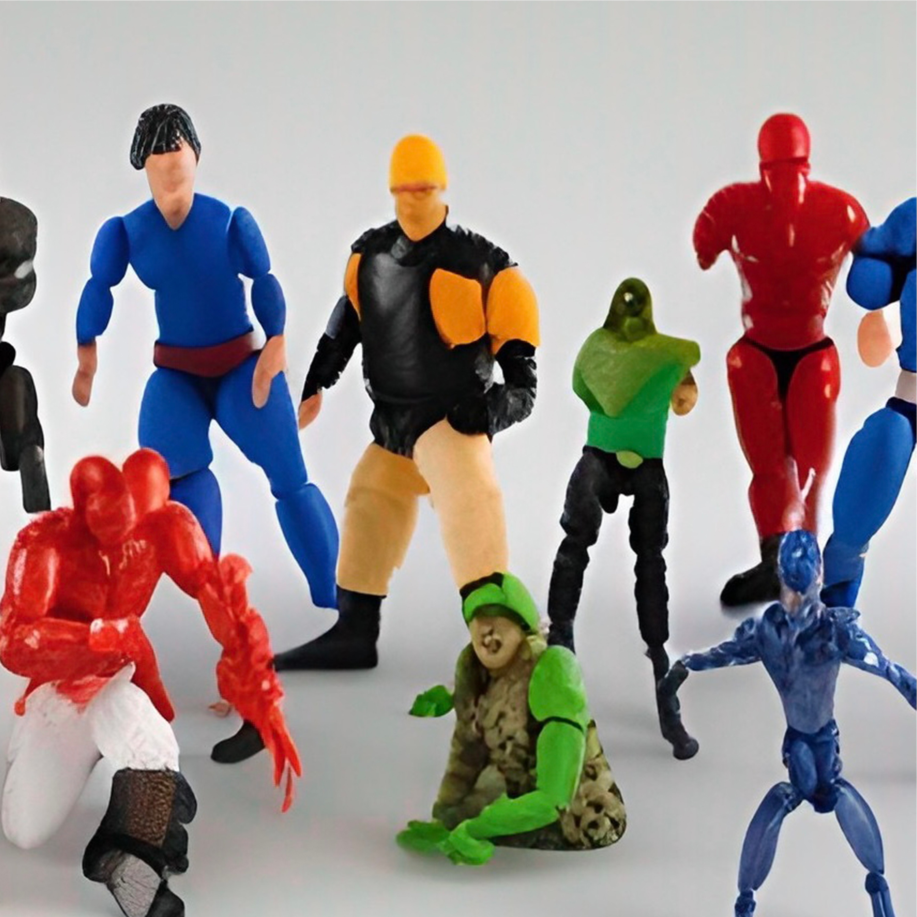 Action Figures Fighting - Single album cover