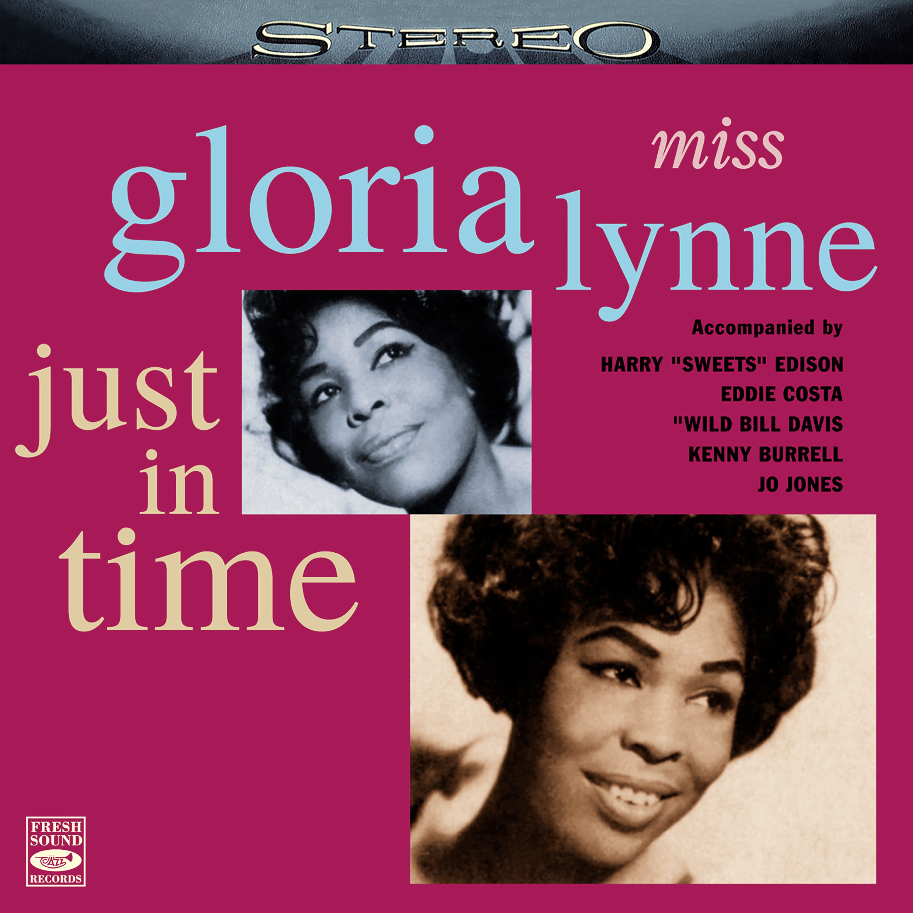 Miss Gloria Lynne: Just in Time (feat. Wild Bill Davis, Eddie Costa, Harry "Sweets" Edison, Jo Jones album cover