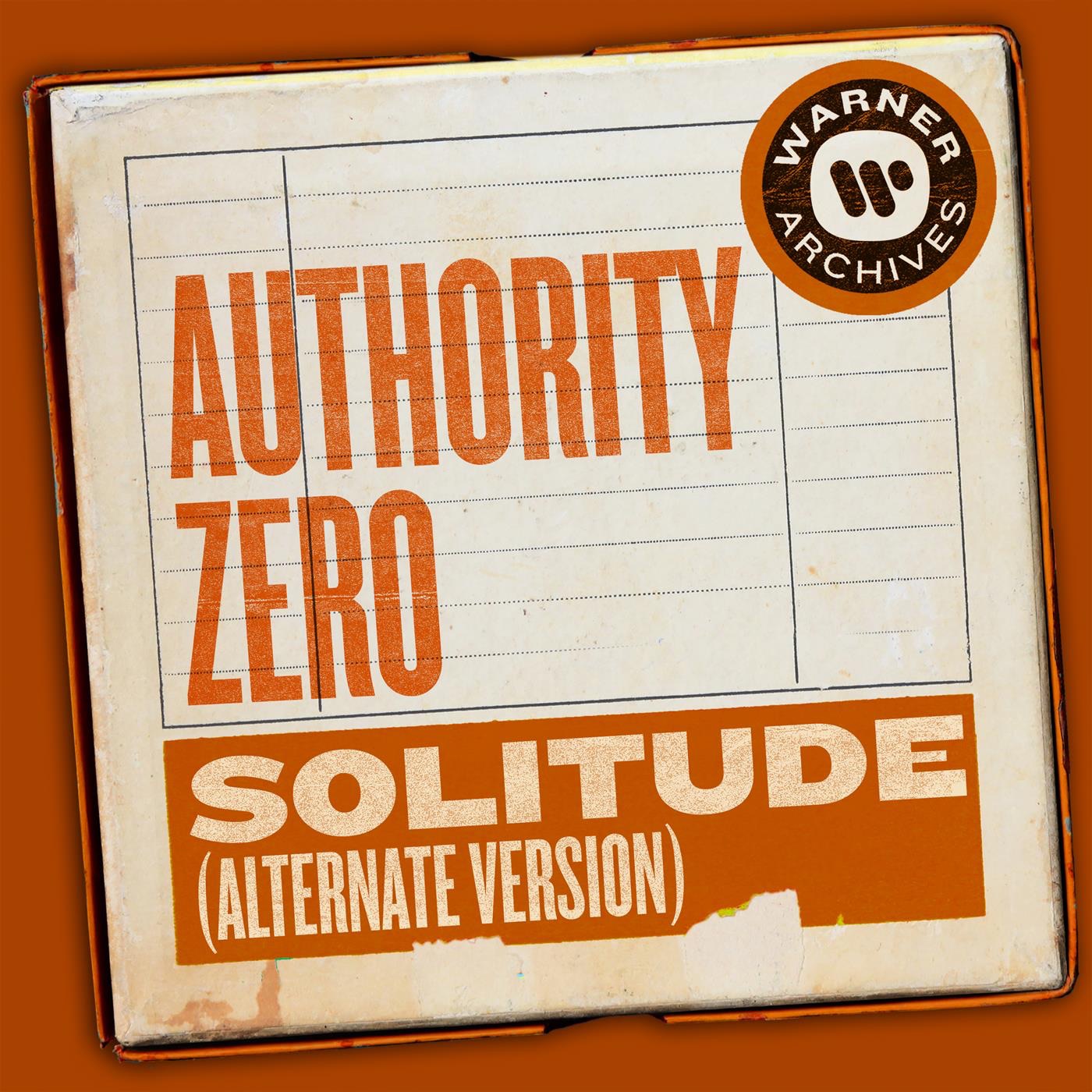 Solitude (Alternate Version) - Single album cover