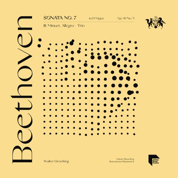 Beethoven: Sonata No. 7 in D Major, Op. 10 No. 3: III. Minuet. Allegro - Trio - Single album cover