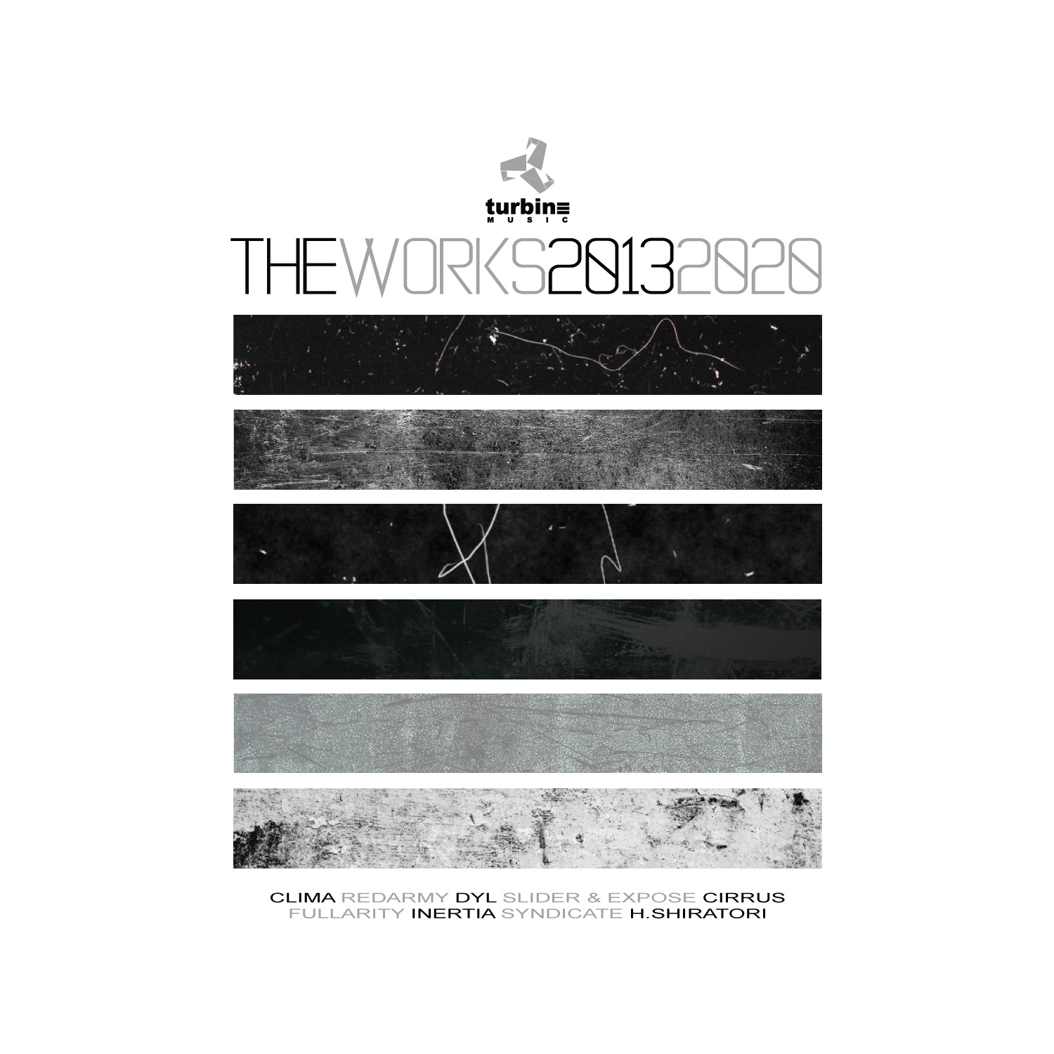 Turbine Music Presents the Works 2013 - 2020 (feat. Slider & Expose, H.Shiratori, Dyl, Cirrus, Fulla album cover