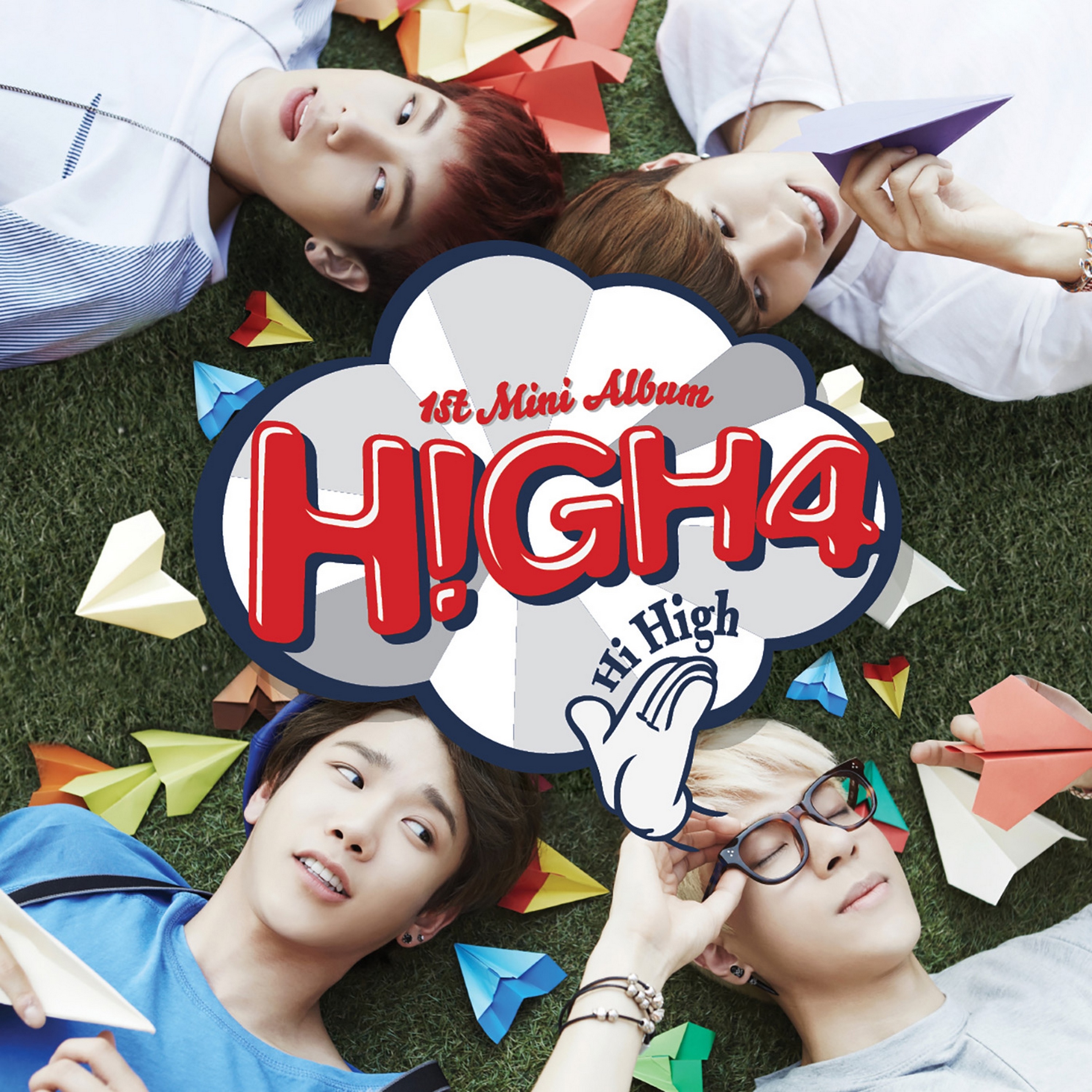 HIGH4 1st Mini Album ‘HI HIGH’ - EP album cover