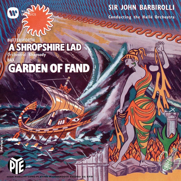 Butterworth: A Shropshire Lad - Bax: The Garden of Fand - EP album cover