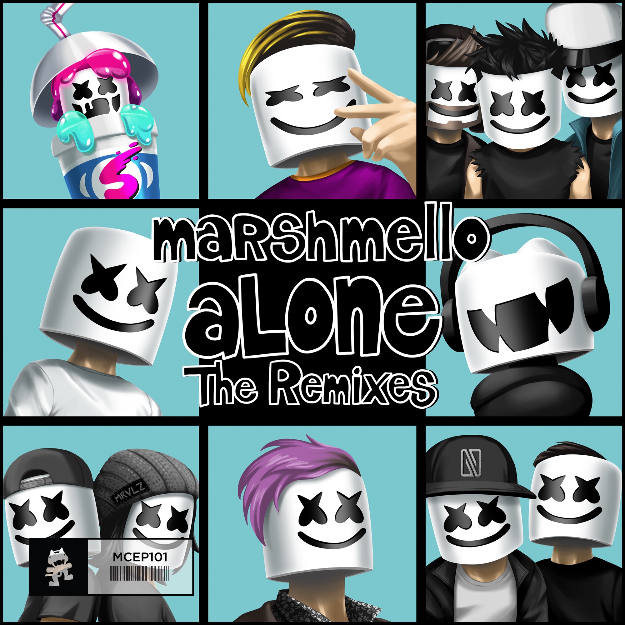 Alone (Mrvlz Remix) - Single album cover