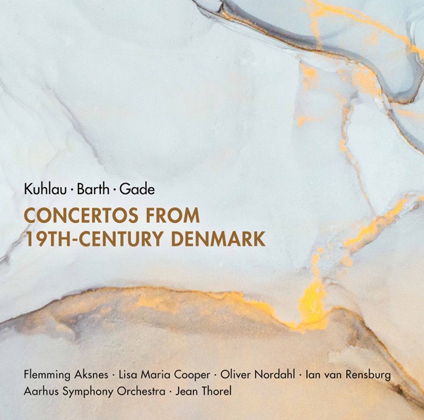 Concertos from 19th-Century Denmark album cover