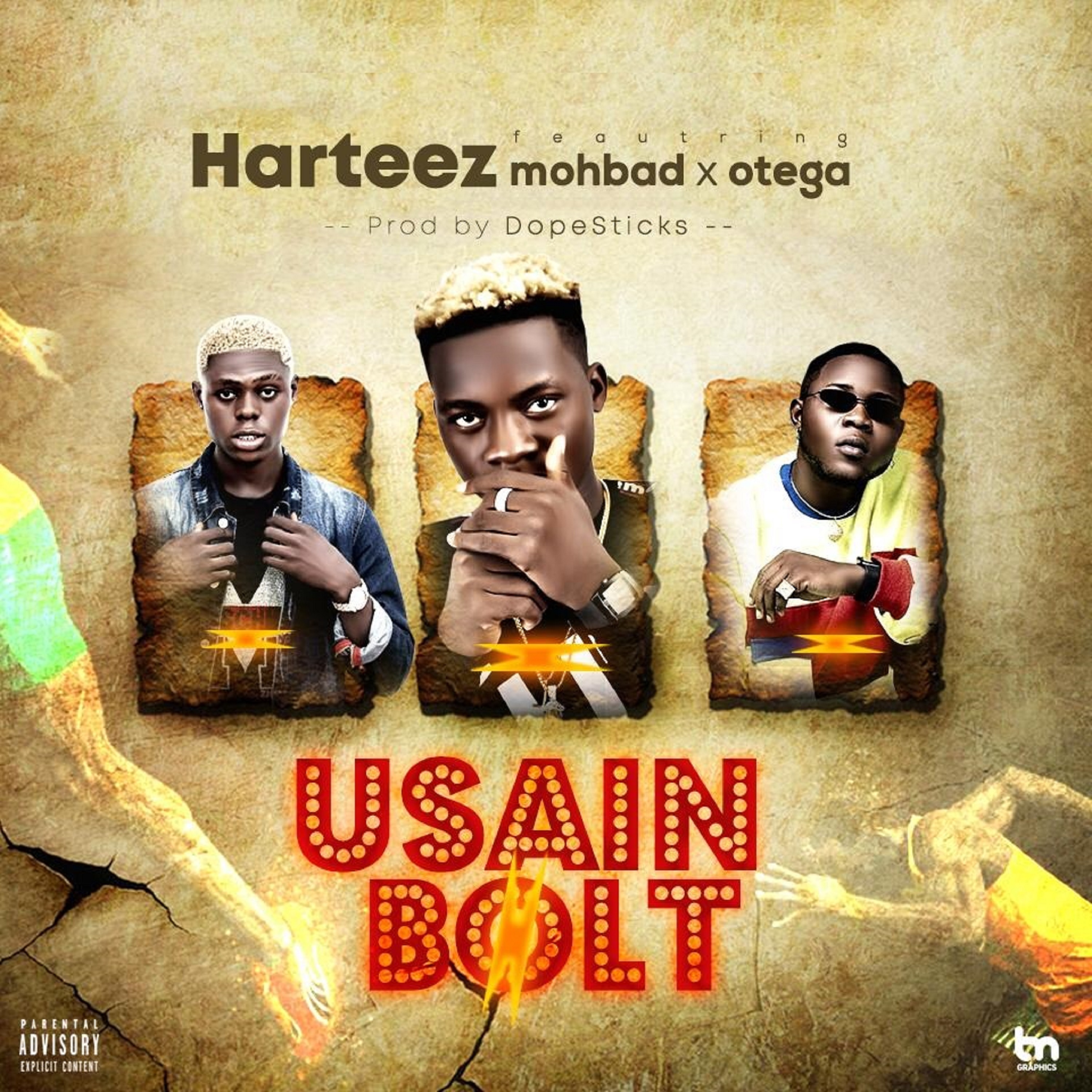Usain Bolt (feat. MohBad & Otega) - Single album cover
