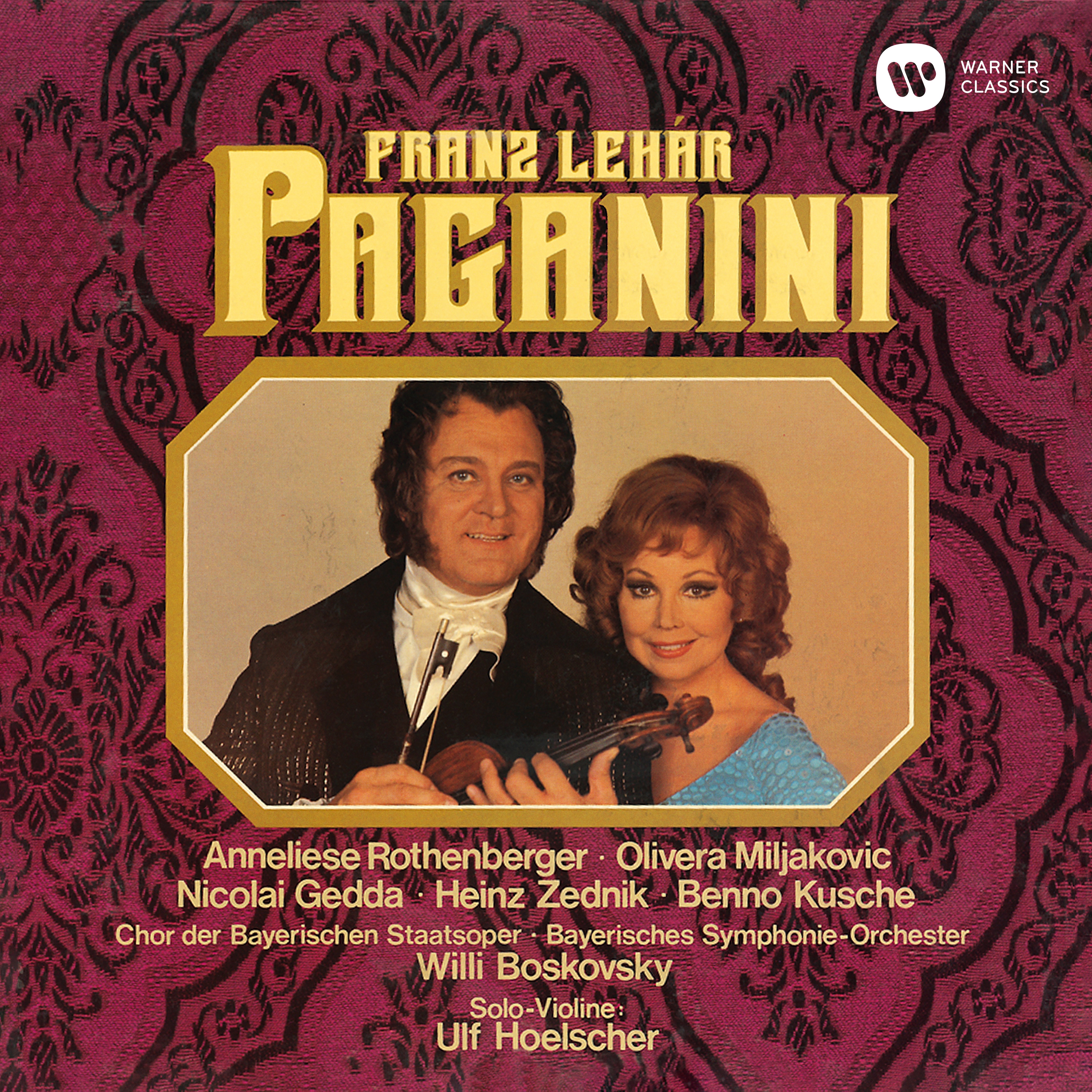 Lehár: Paganini album cover