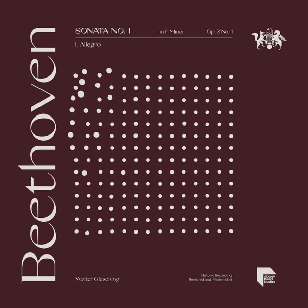 Beethoven: Sonata No. 1 in F Minor, Op. 2 No. 1: I. Allegro - Single album cover