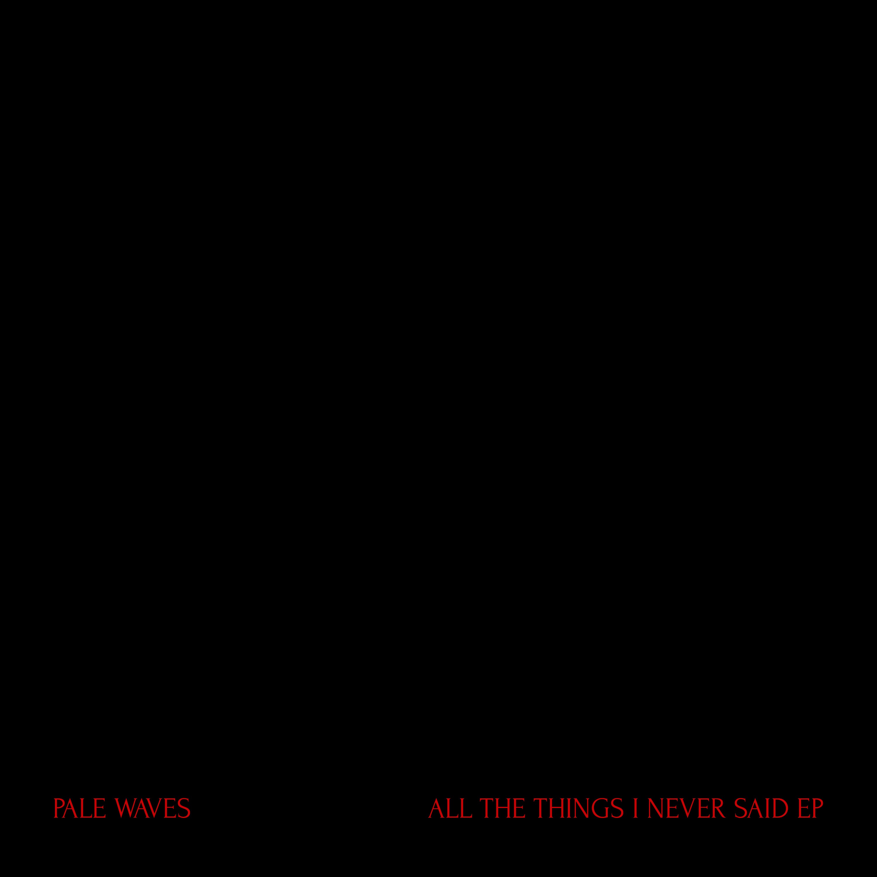 ALL THE THINGS I NEVER SAID - EP album cover