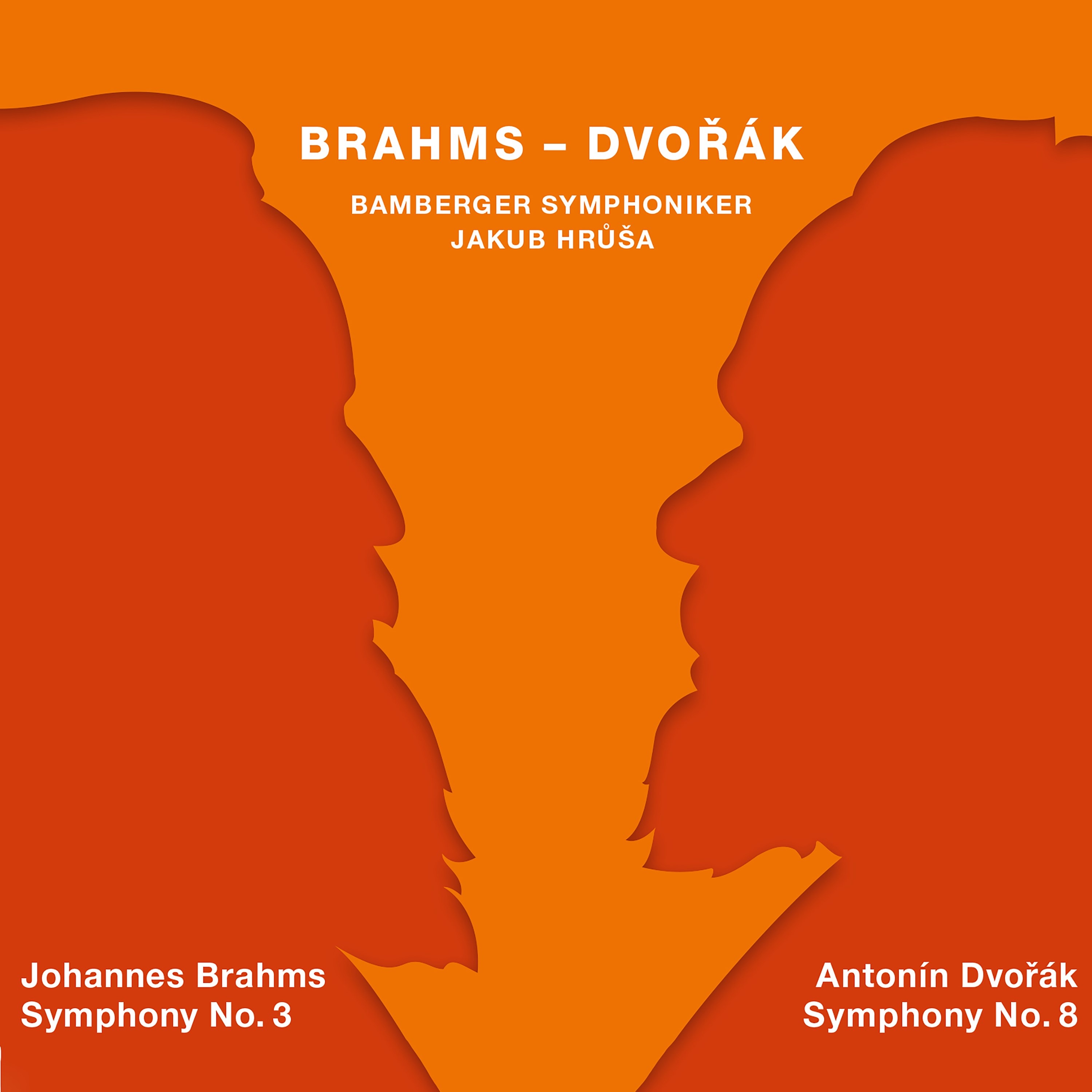 Brahms: Symphony No. 3 in F Major - Dvořák: Symphony No. 8 in G Major album cover
