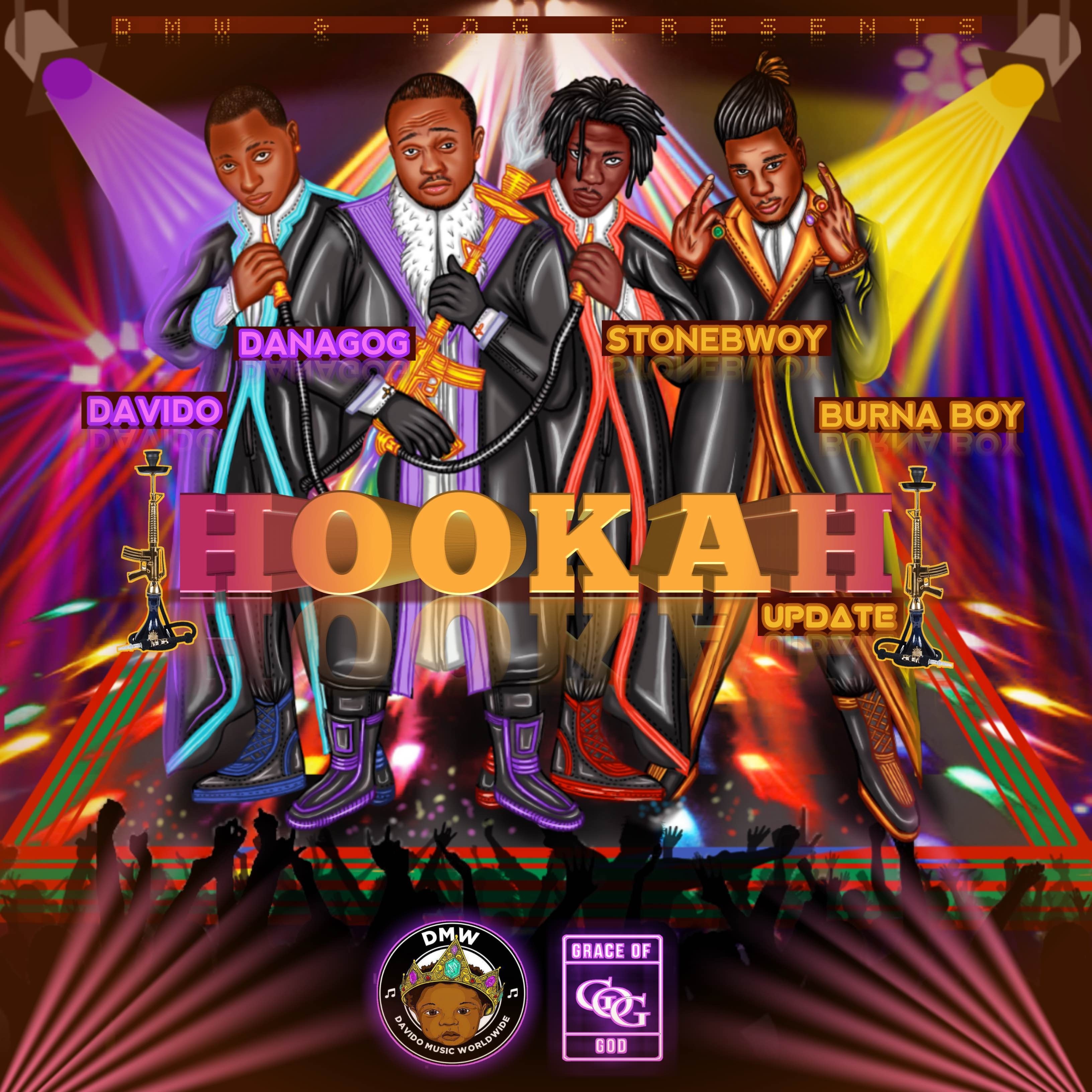 Hookah (feat. Burna Boy, Stonebwoy & Davido) [Remix] - Single album cover