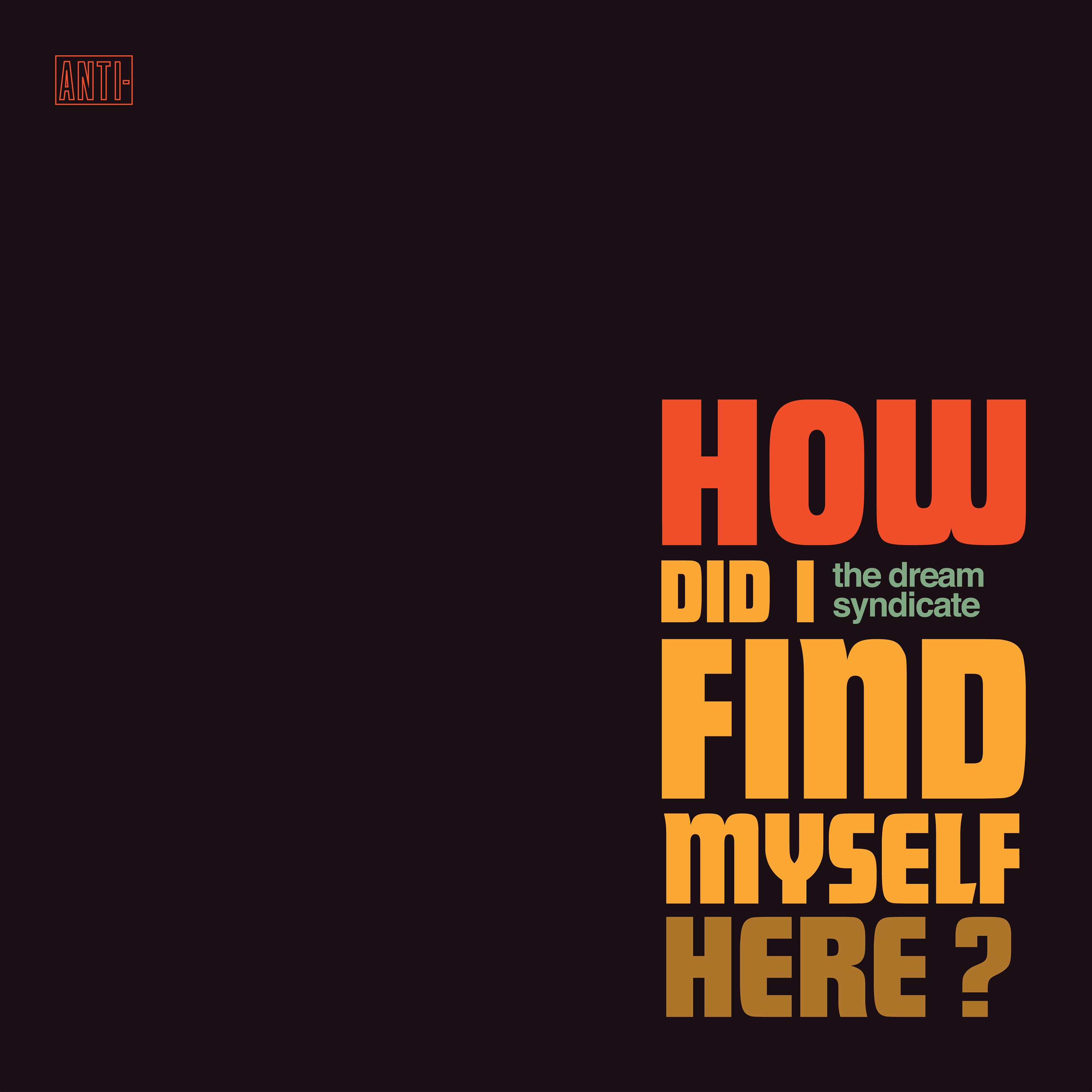 How Did I Find Myself Here? album cover
