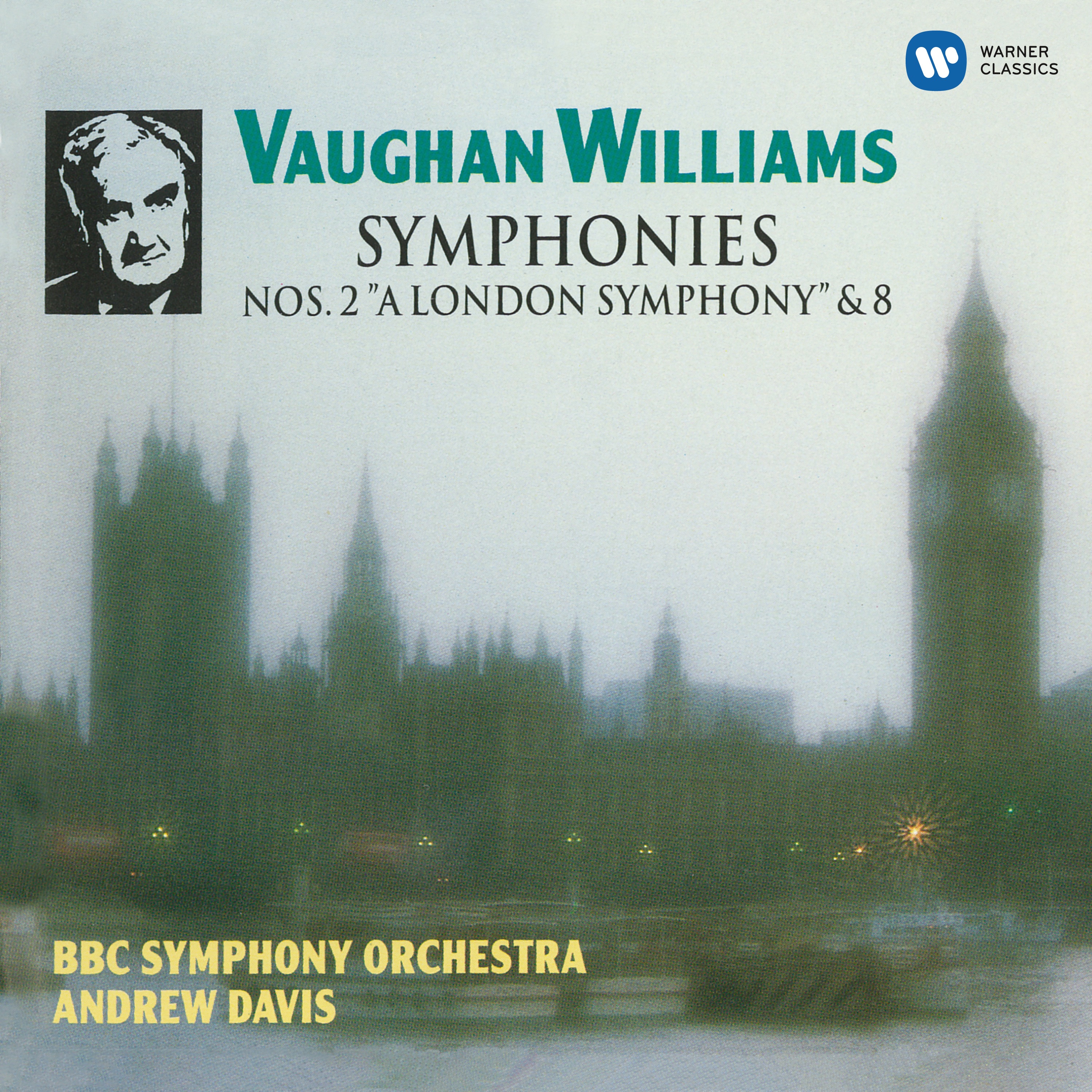 Vaughan Williams: Symphonies No. 2 "A London Symphony" & No. 8 album cover