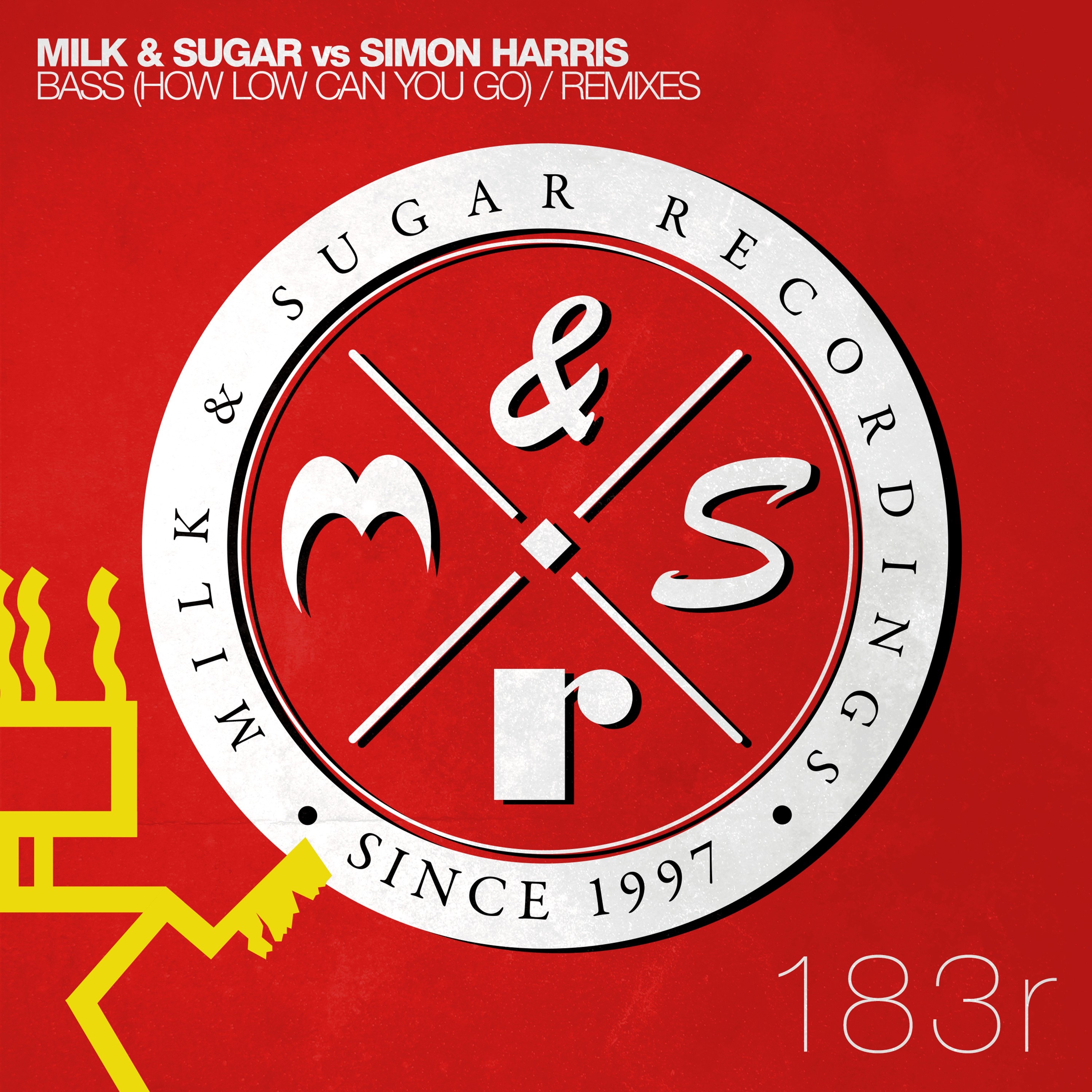 Bass (How Low Can You Go) [Remixes] [Milk & Sugar vs. Simon Harris] - Single album cover