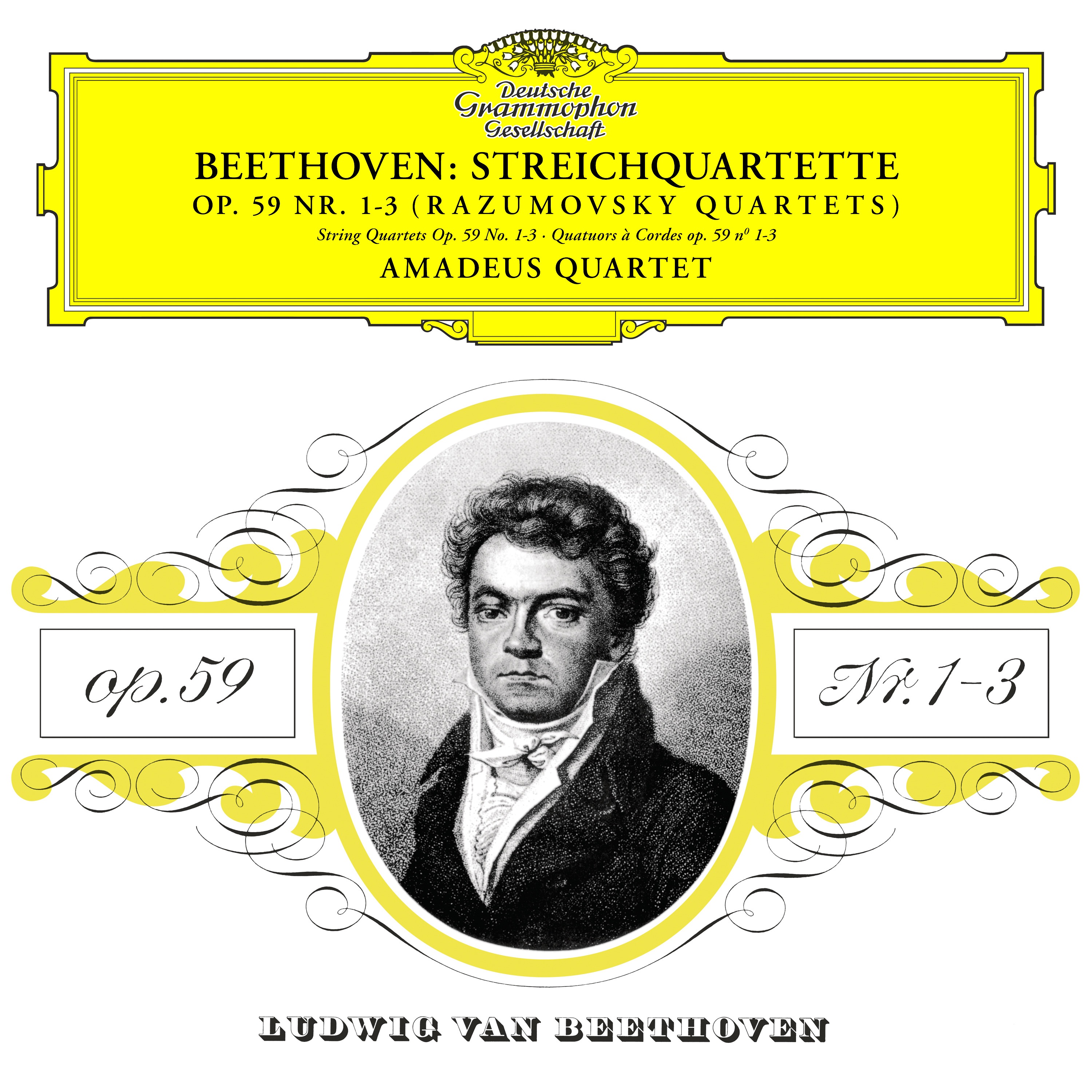 Beethoven: Razumovsky Quartets album cover