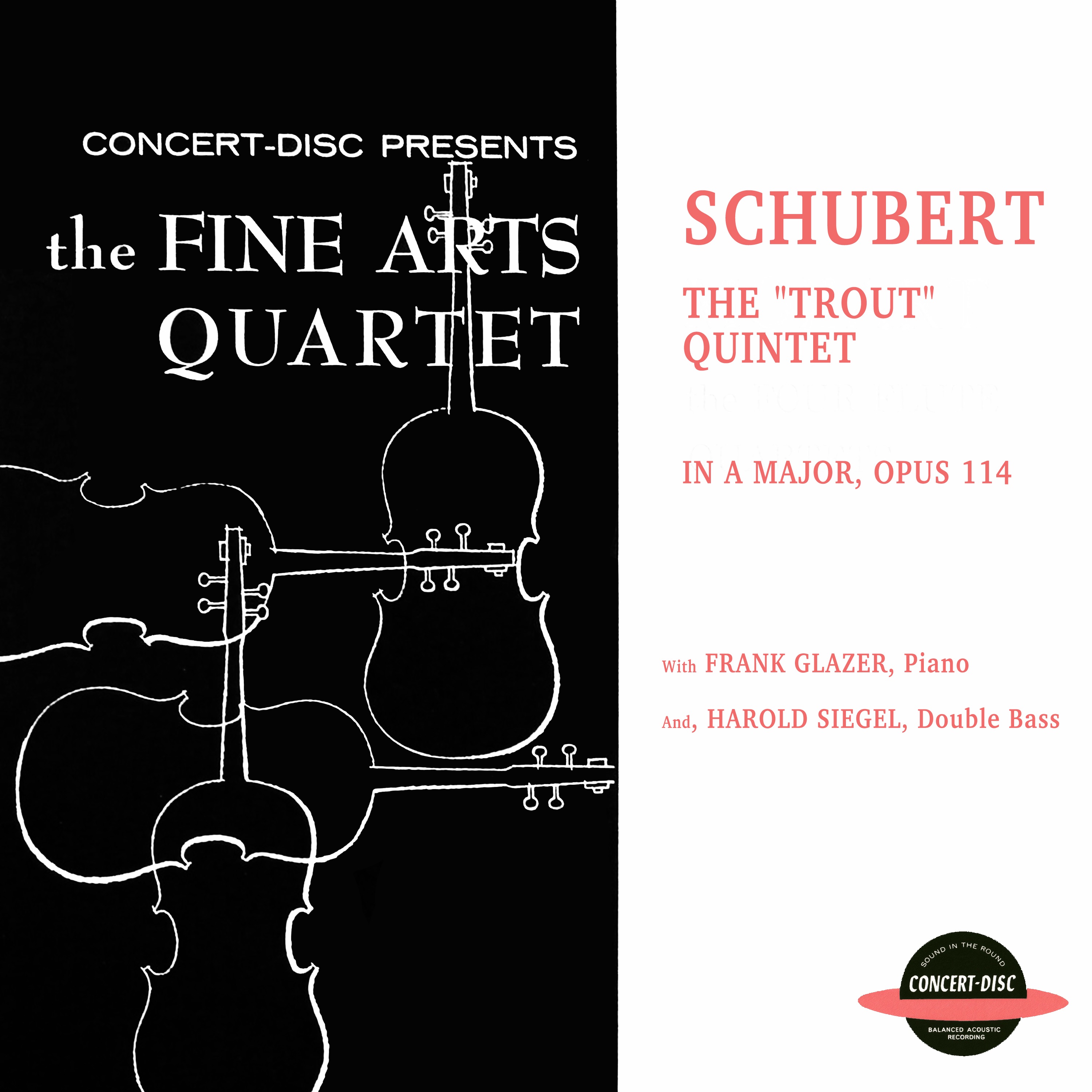 The "Trout" Quintet In A Major, Op. 114 (feat. Frank Glazer & Harold Siegel) album cover