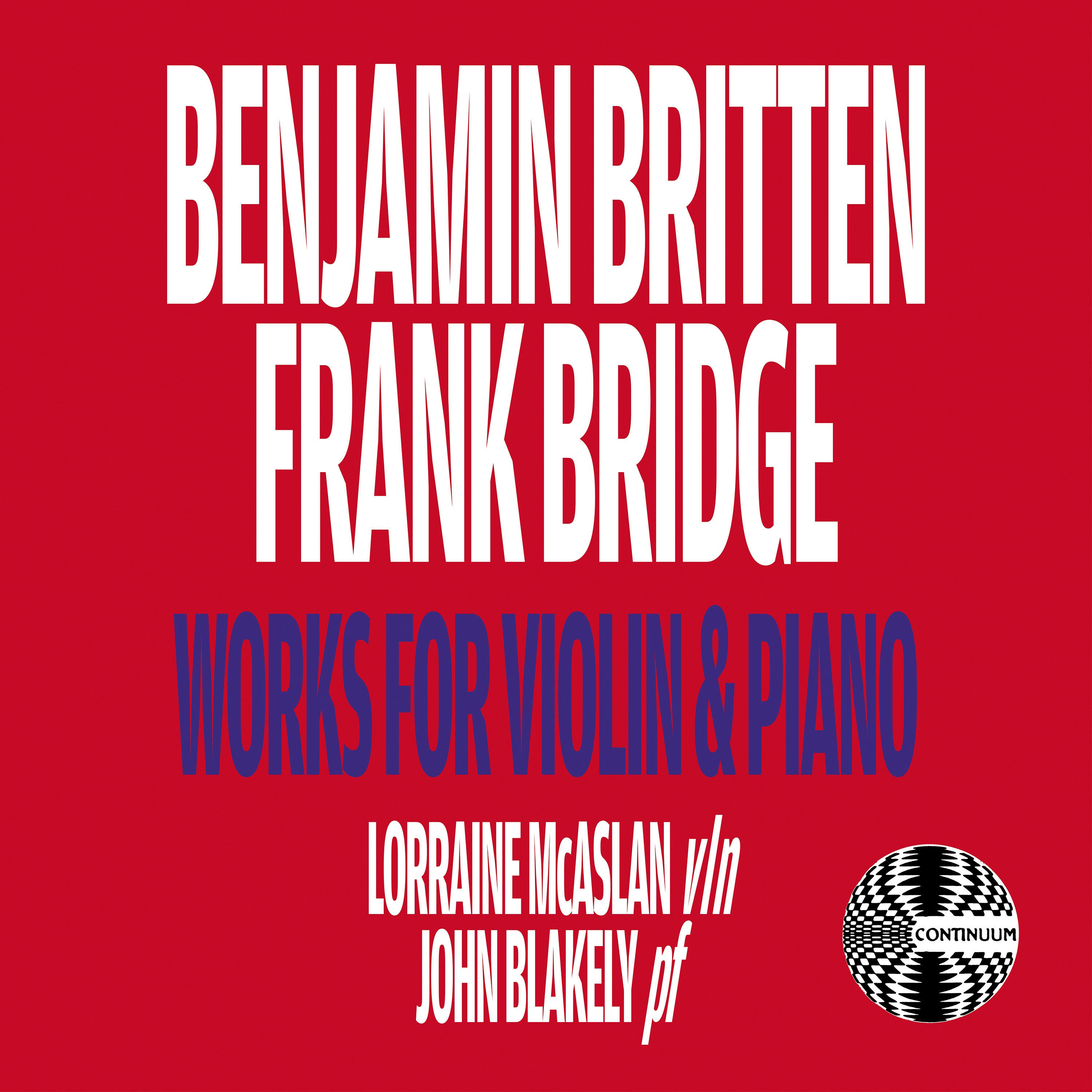 Benjamin Britten and Frank Bridge: Works for Violin & Piano album cover