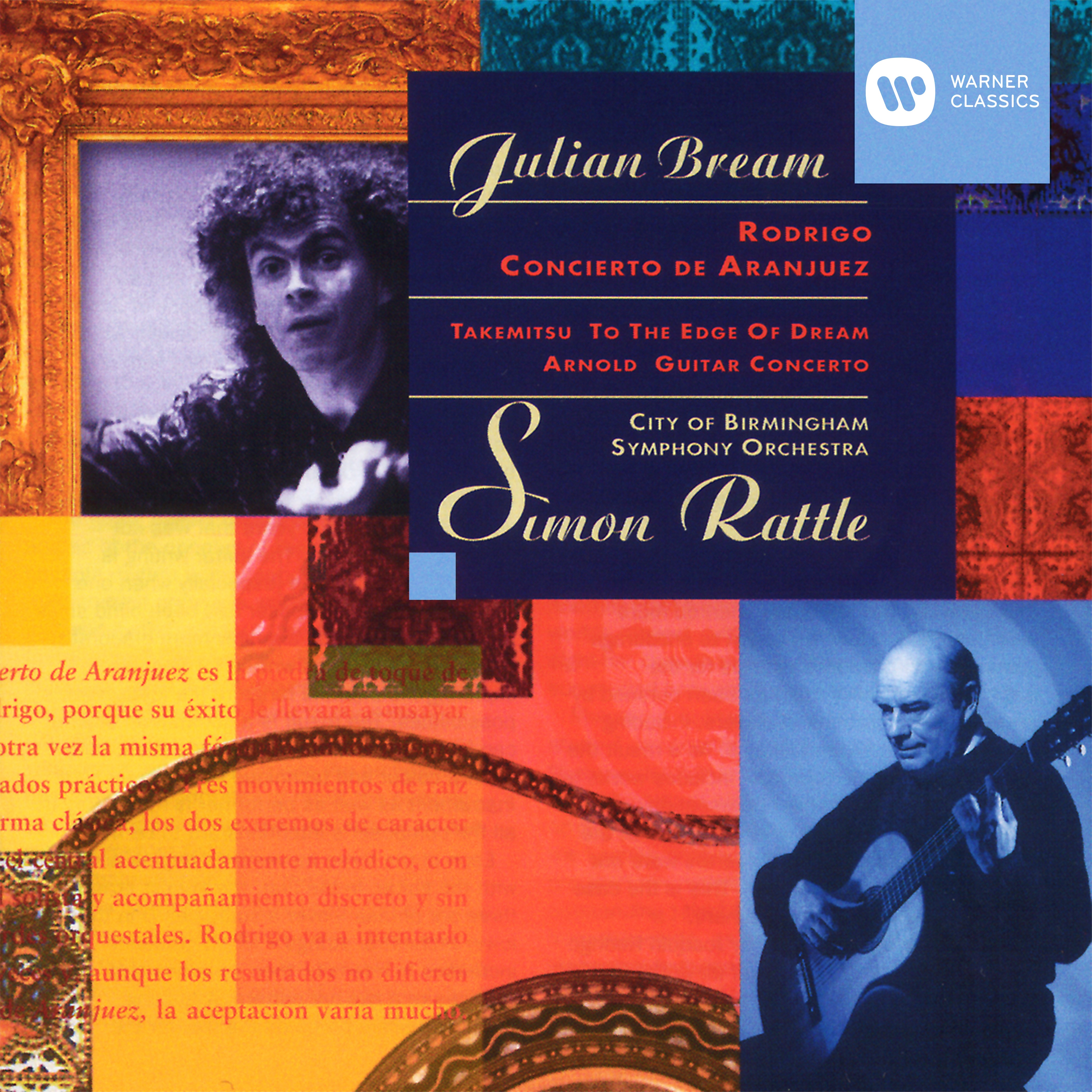 Rodrigo: Concierto de Aranjuez - Takemitsu: To the Edge of Dream - Arnold: Guitar Concerto album cover