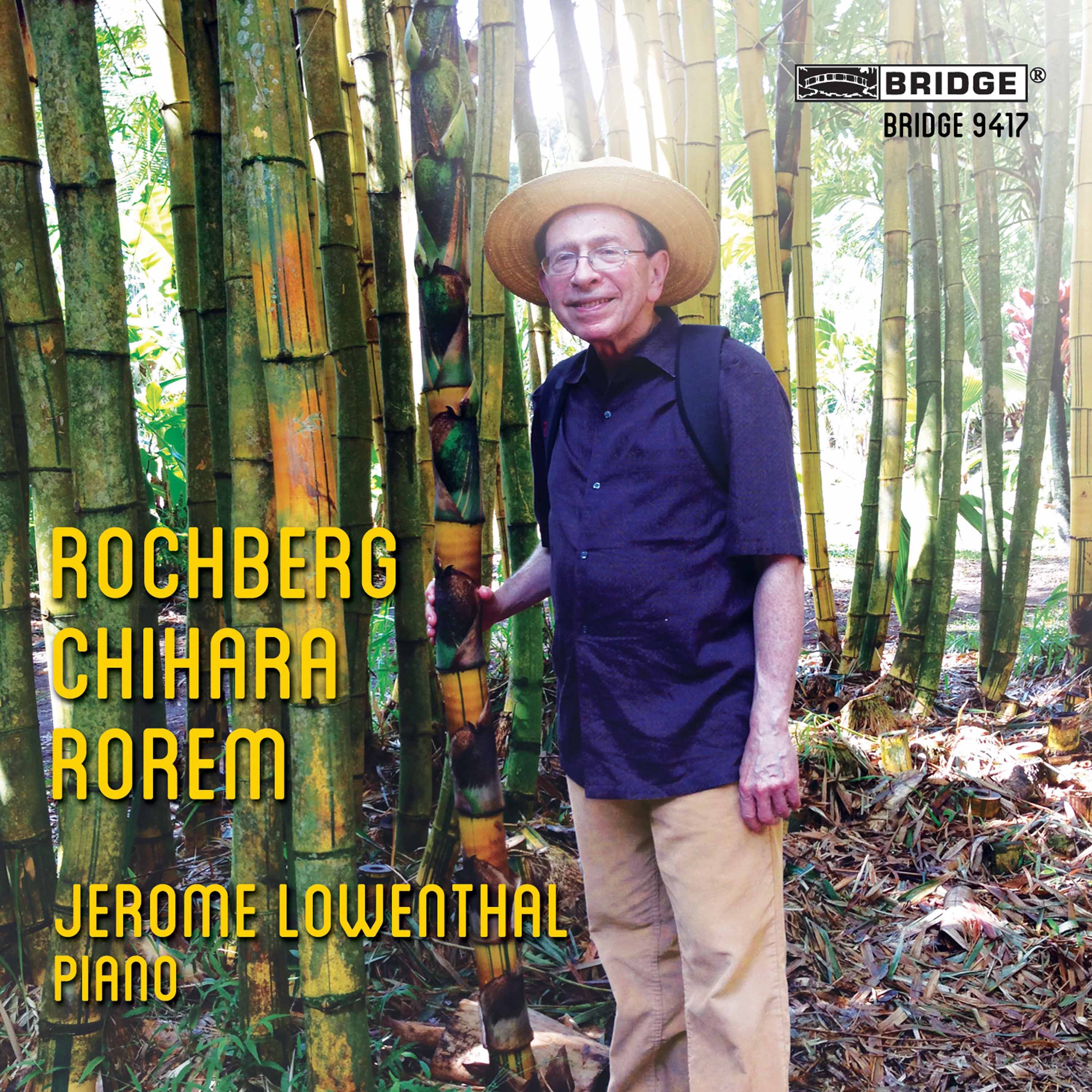Rochberg, Chihara & Rorem: Piano Works album cover