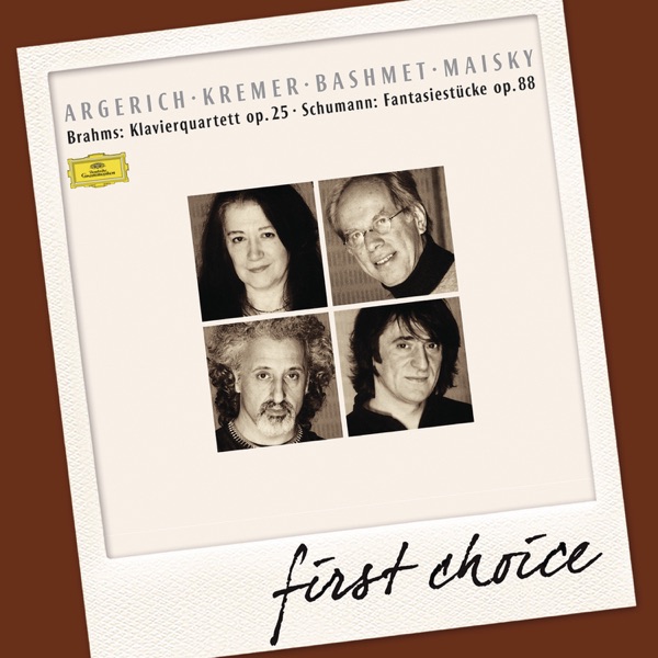 Brahms: Klavierquartett, Op. 25 - Schumann: Fantasiestücke, Op. 88 album cover