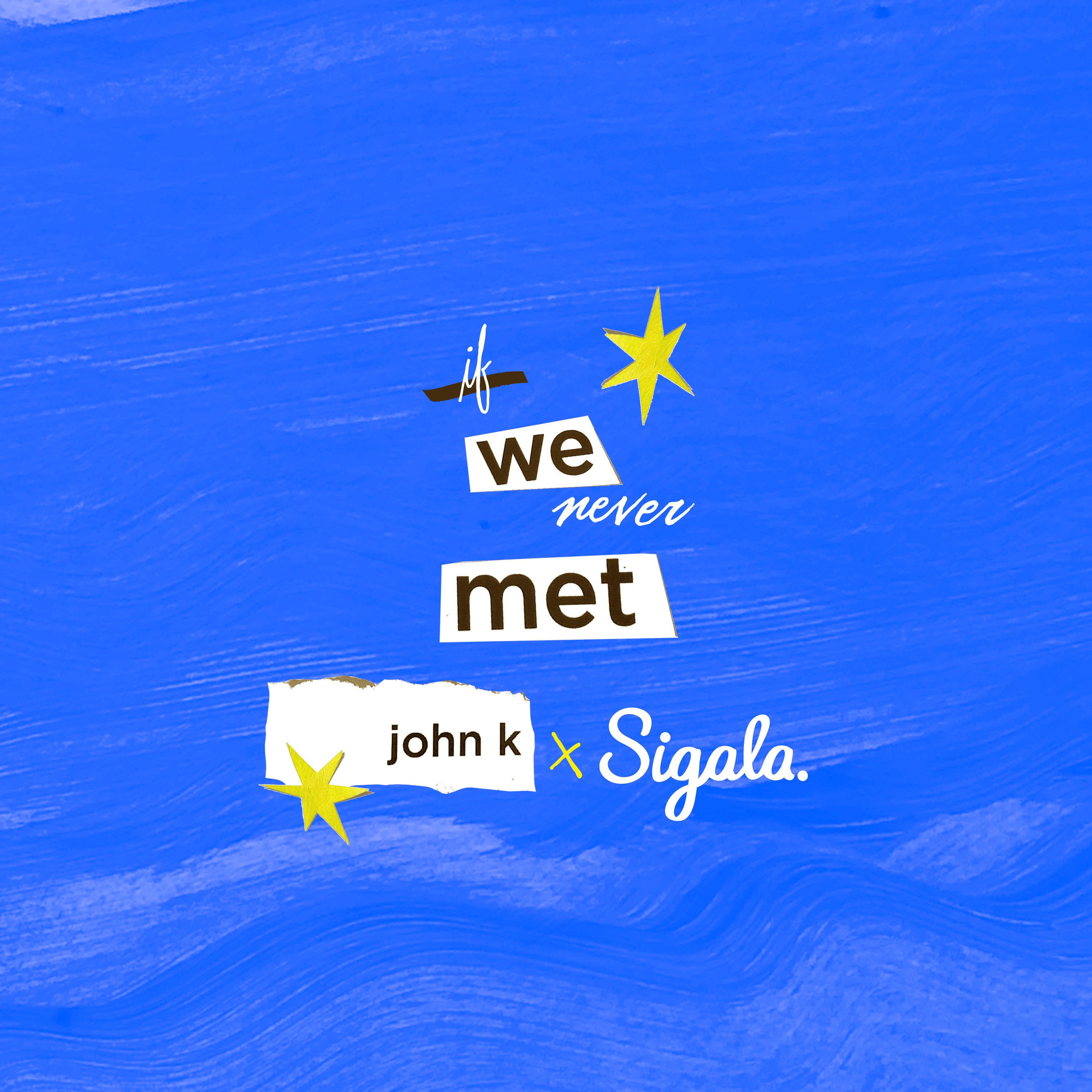 if we never met (Remix) - Single album cover