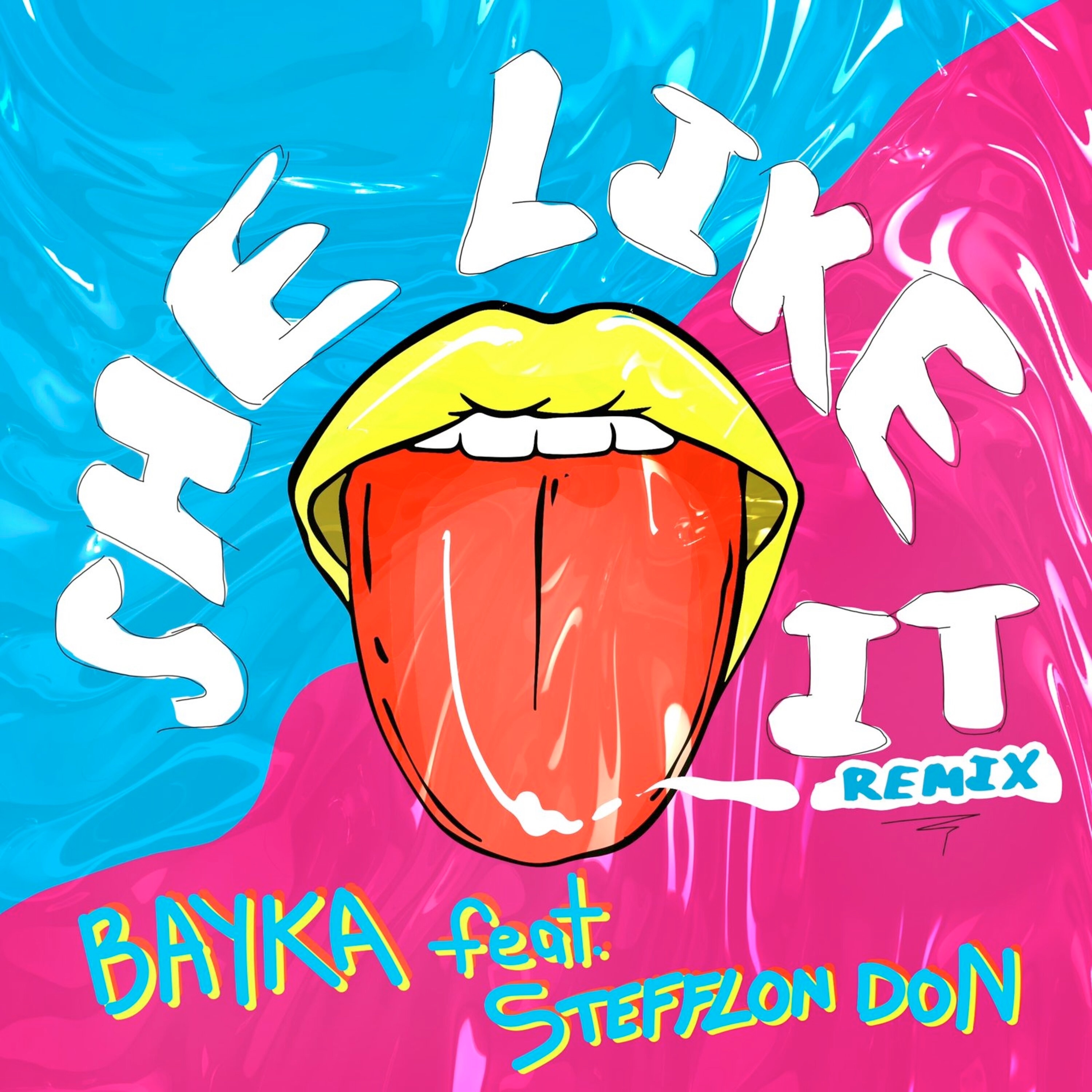 She Like It (Remix) [feat. Stefflon Don] - Single album cover