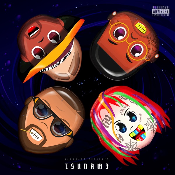 Tsunami (feat. 6ix9ine, Gucci Mane & Mike Rebel) - Single album cover
