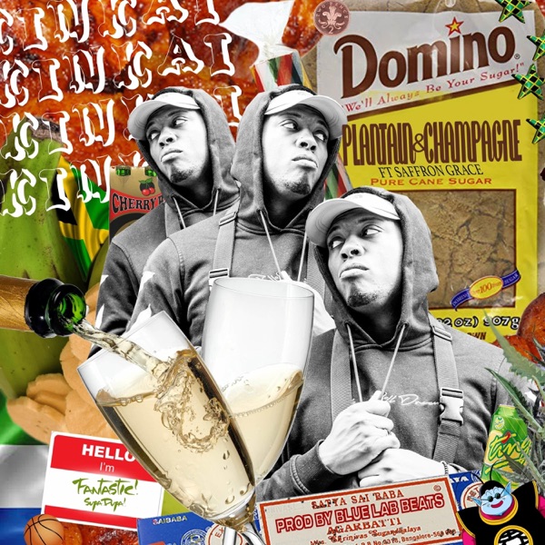Plantain & Champagne (feat. Saffron Grace & Blue Lab Beats) - Single album cover