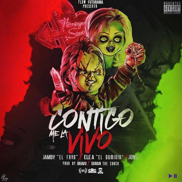 Contigo Me la Vivo - Single album cover