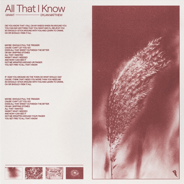 All That I Know - Single album cover