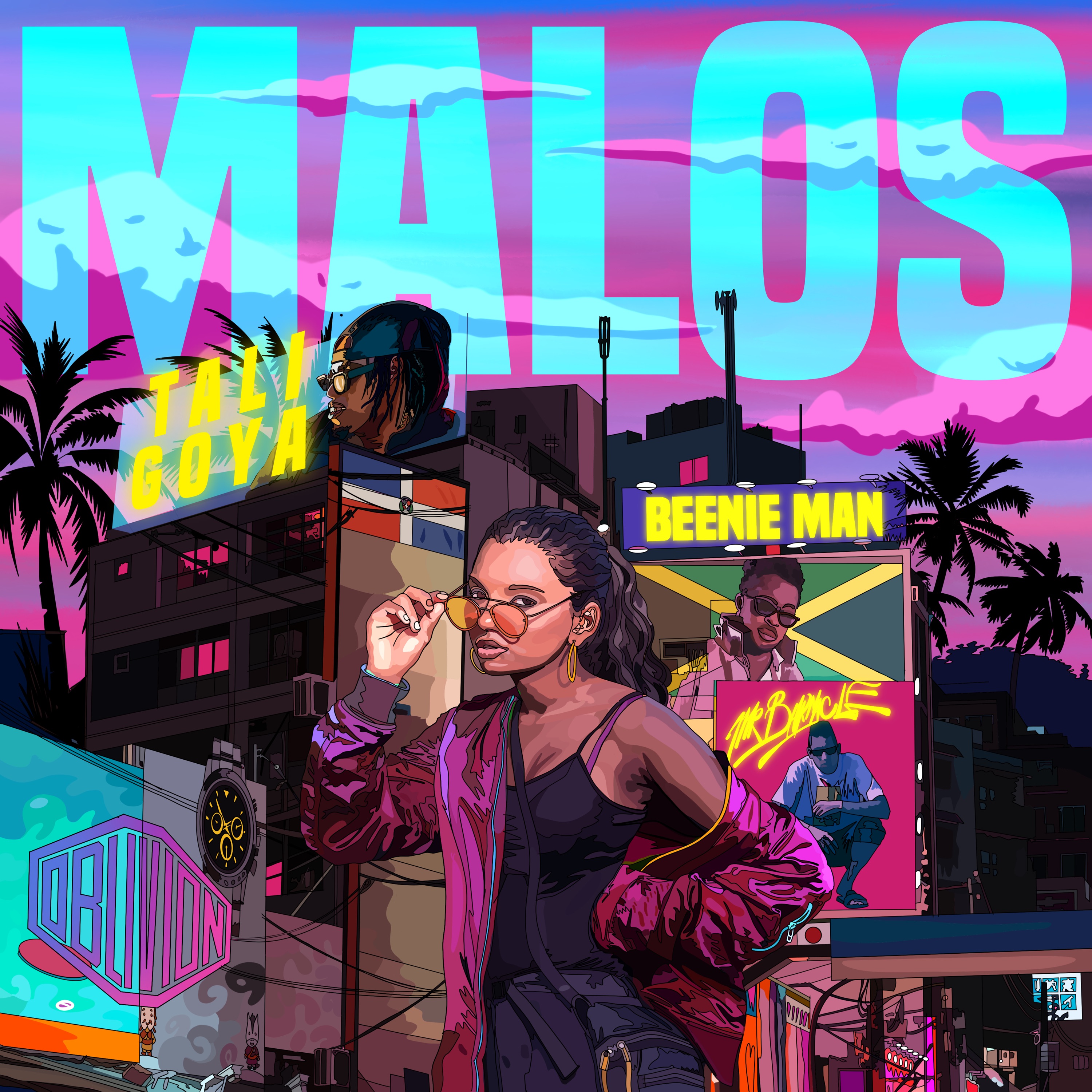 MALOS (Tali Goya, Beenie Man & Mr Barnacle) - Single album cover