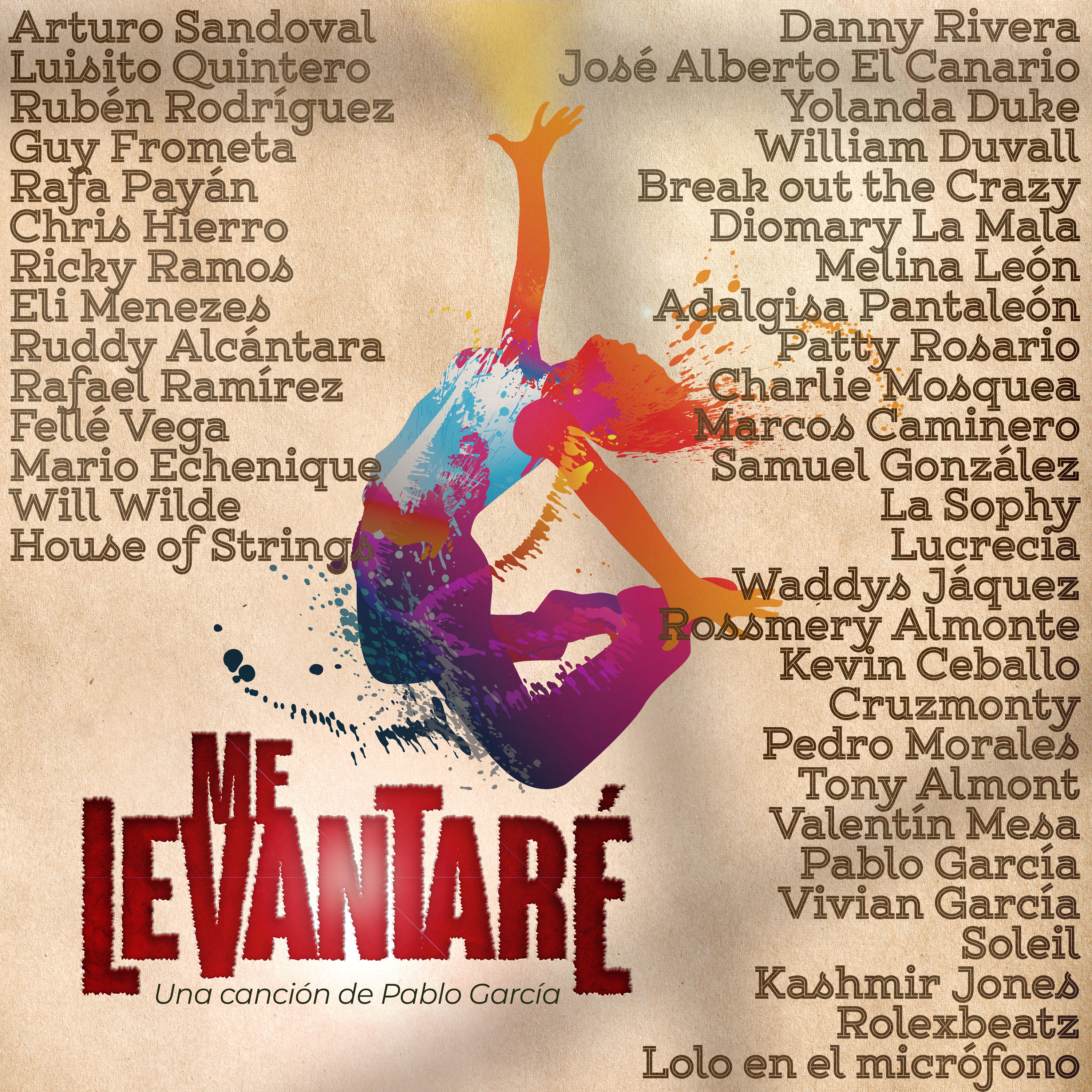 Me Levantaré (feat. Danny Rivera, José Alberto "El Canario", Yolanda Duke, William Duvall, Break Out album cover