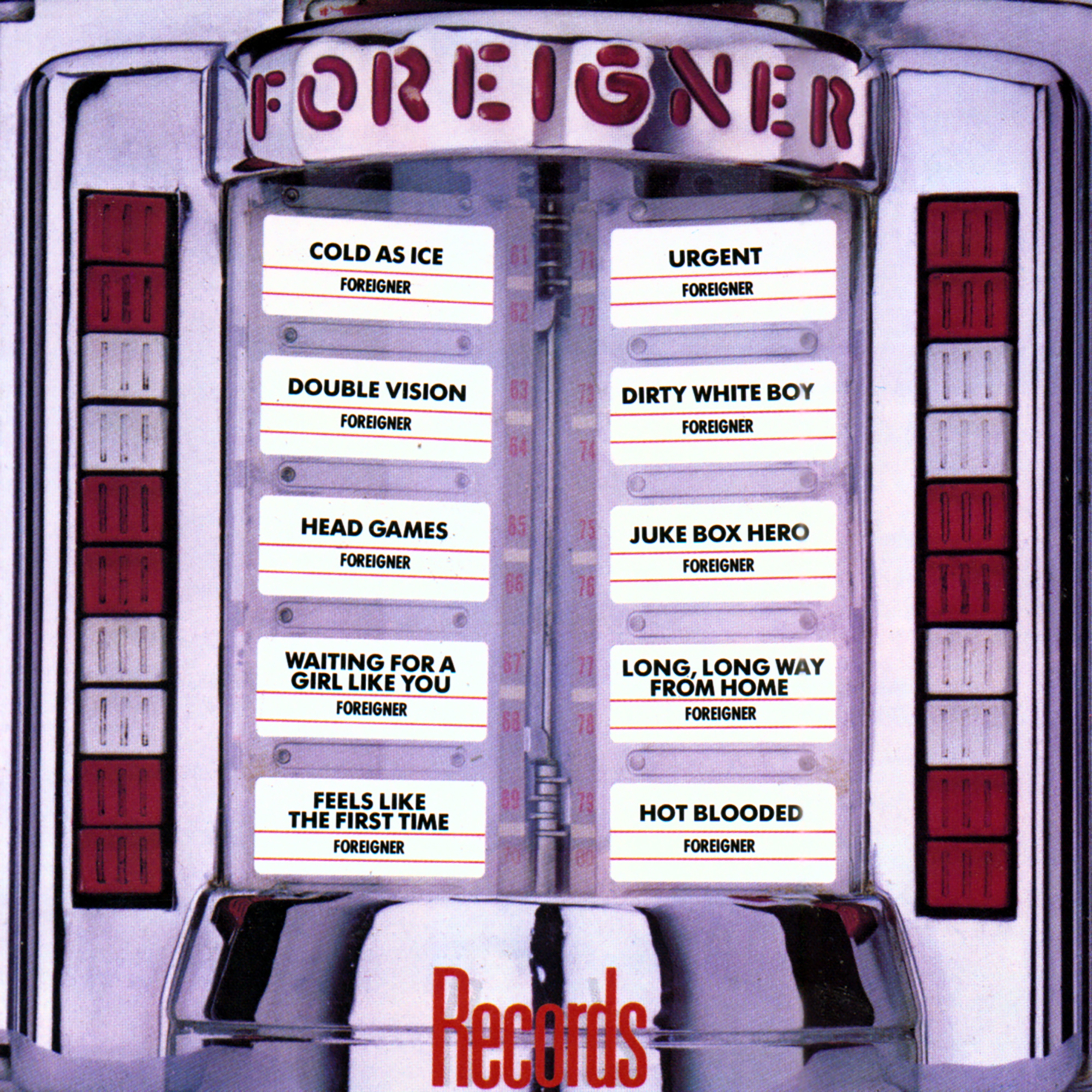 Records by Foreigner – Custom Album Cover Poster, T-Shirt & Wallpaper ...
